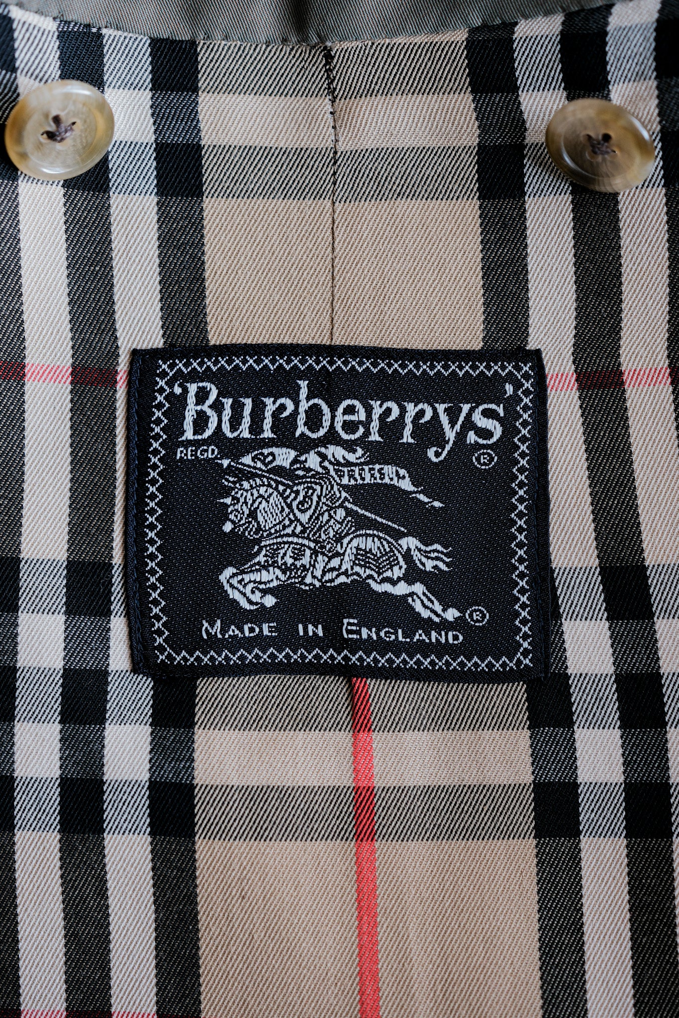 [~ 80's] Vintage Burberrys Single Raglen Balmacaan Coat C100 with Liner Size.50REG "Tamamushi"
