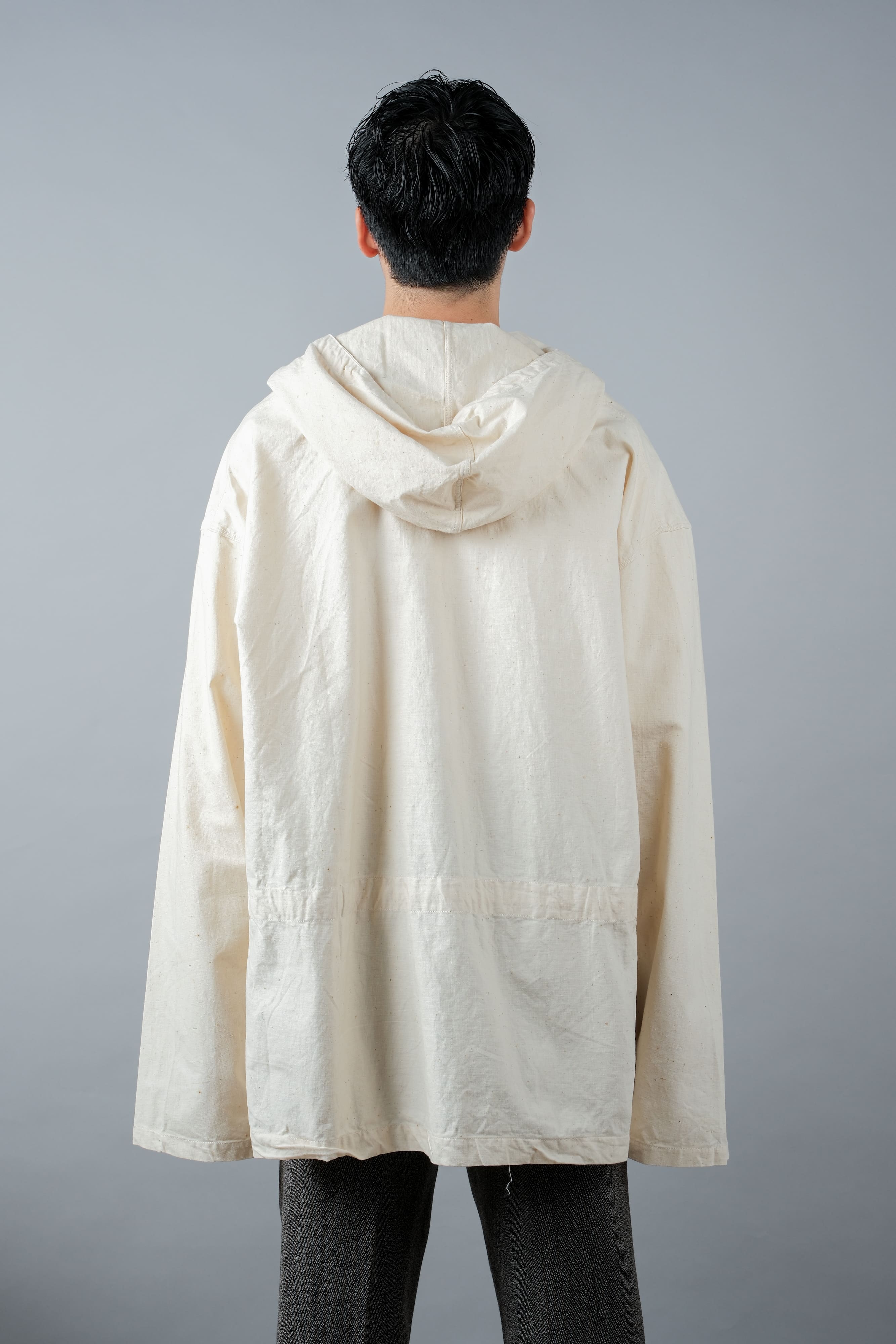 【~50's】French Army Cotton Linen Mountain Smock "Dead Stock"