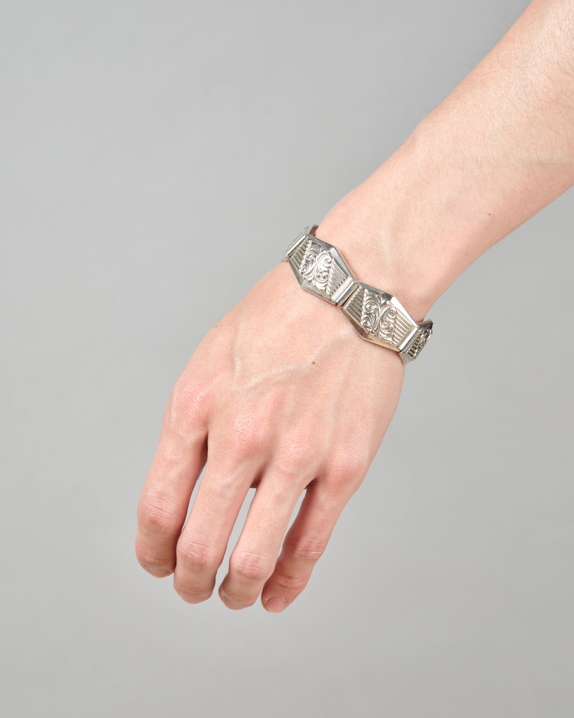 ［~40’s］Czechoslovakian Vintage Silver 835 Bracelet