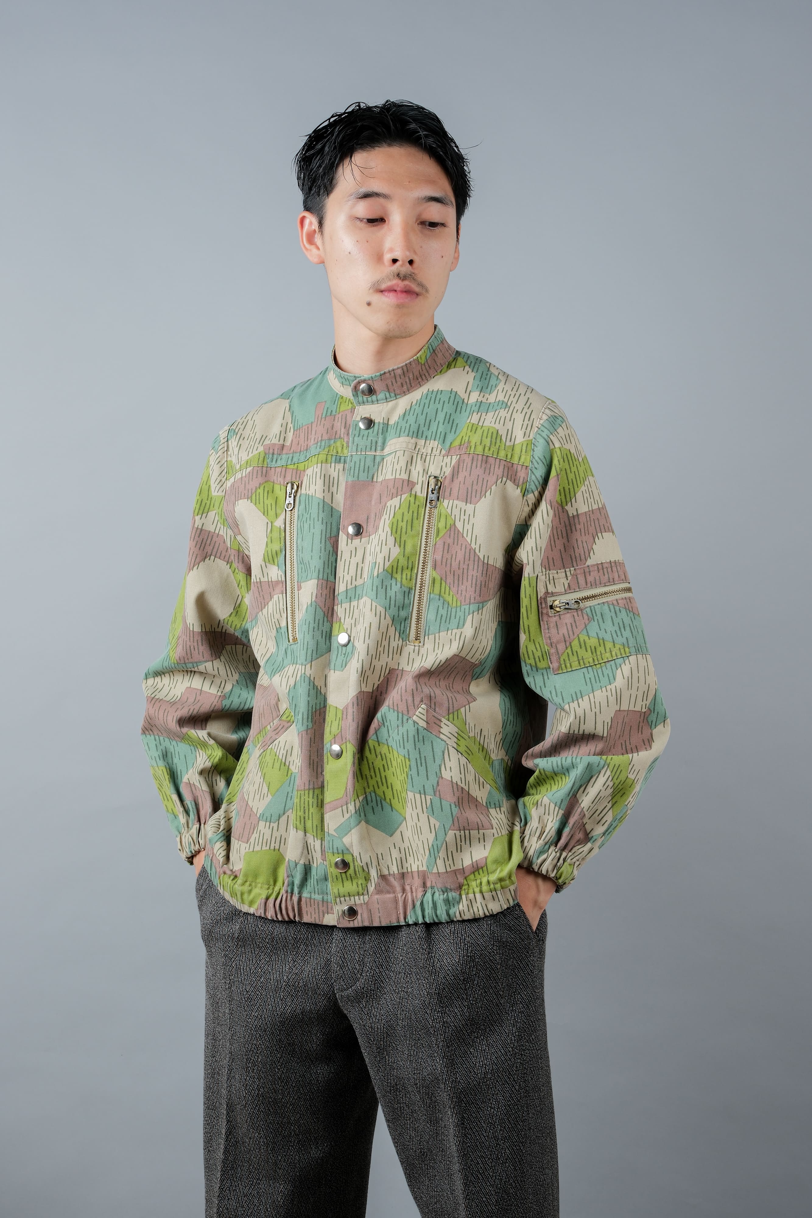 【~80's】Czechoslovakian Svazarm Splinter Pattern Camouflage Jacket