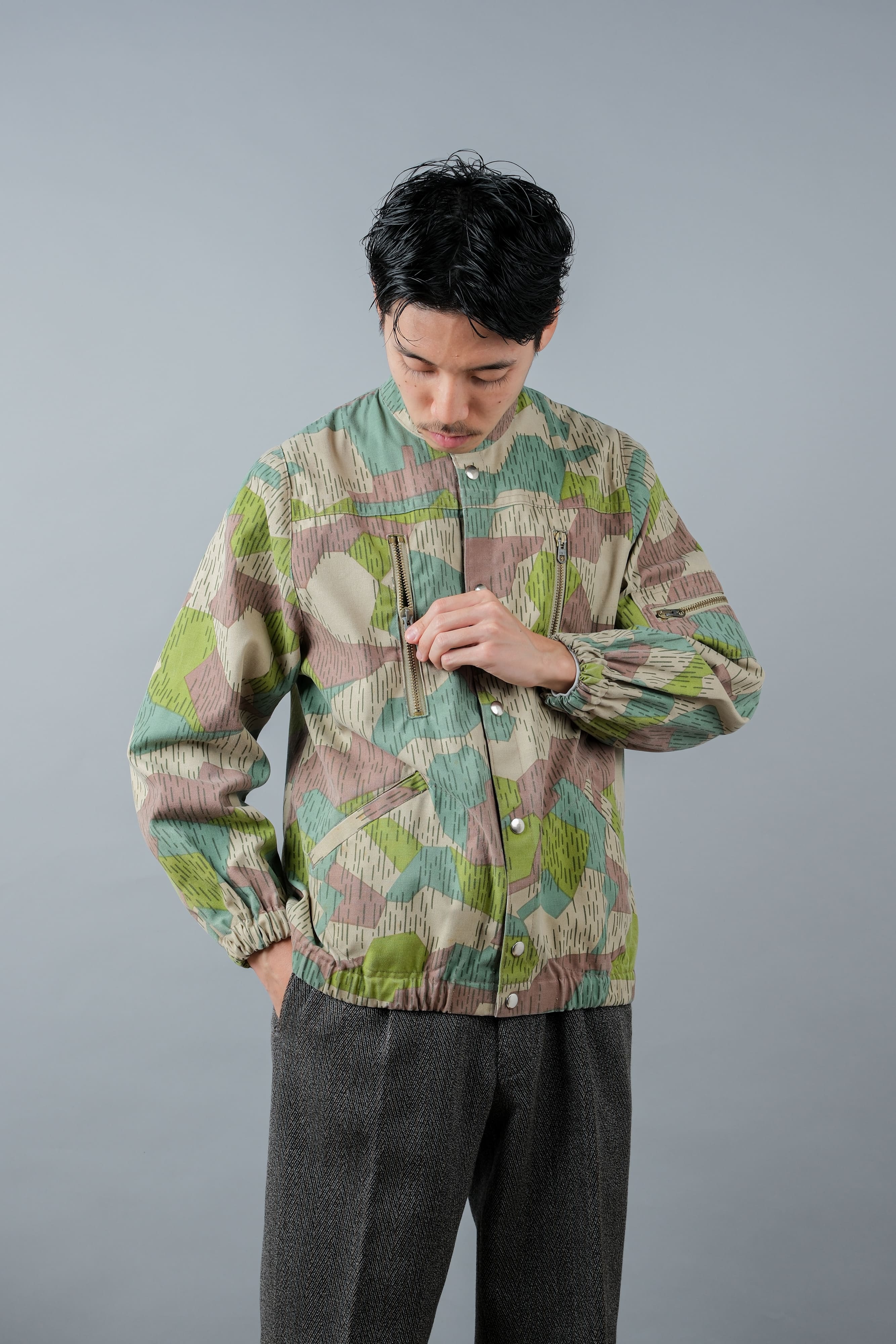 【~80's】Czechoslovakian Svazarm Splinter Pattern Camouflage Jacket