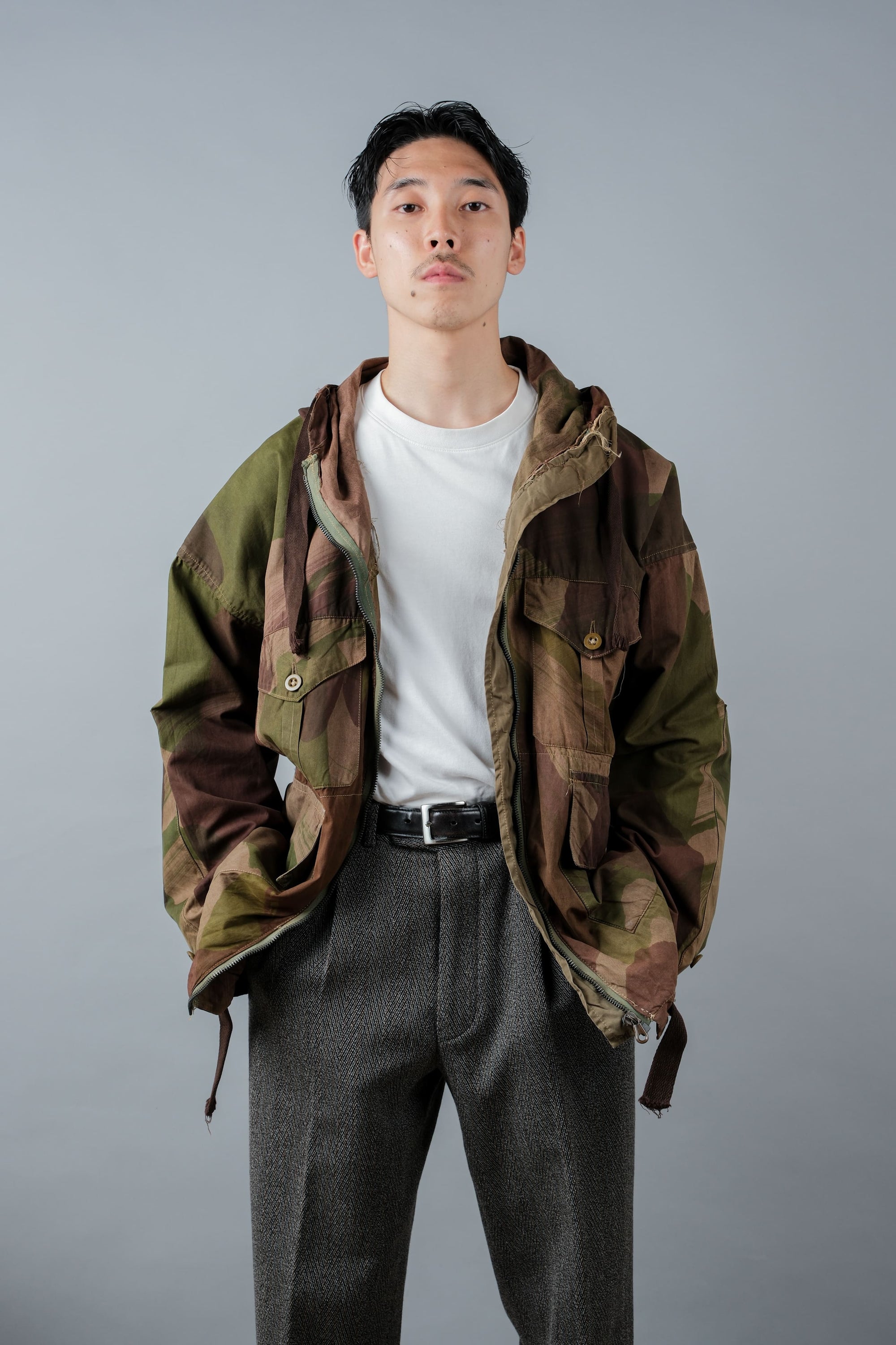 ［~40's］WWⅡ British Army Camouflage Windproof Smock Size.3 "SAS" "Modified"