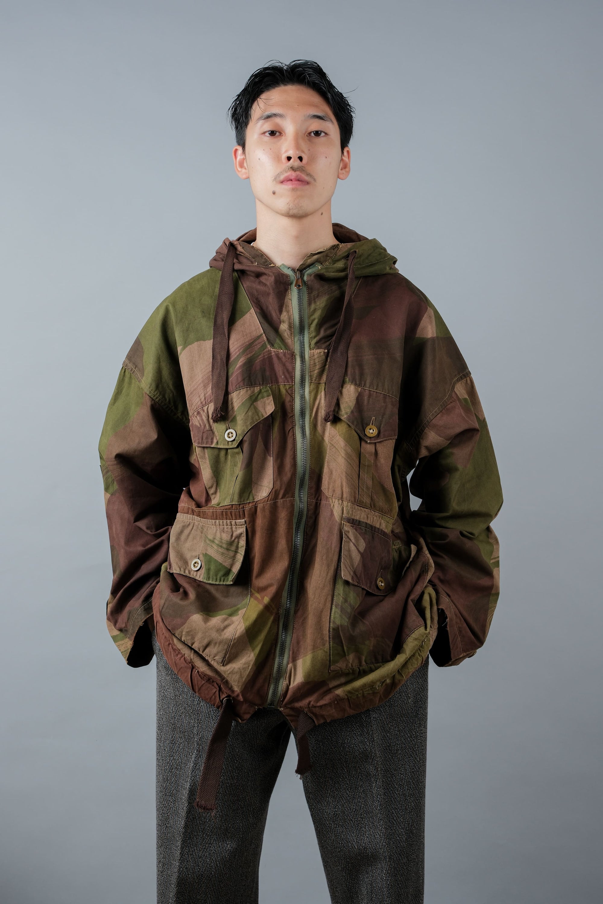 ［~40's］WWⅡ British Army Camouflage Windproof Smock Size.3 "SAS" "Modified"