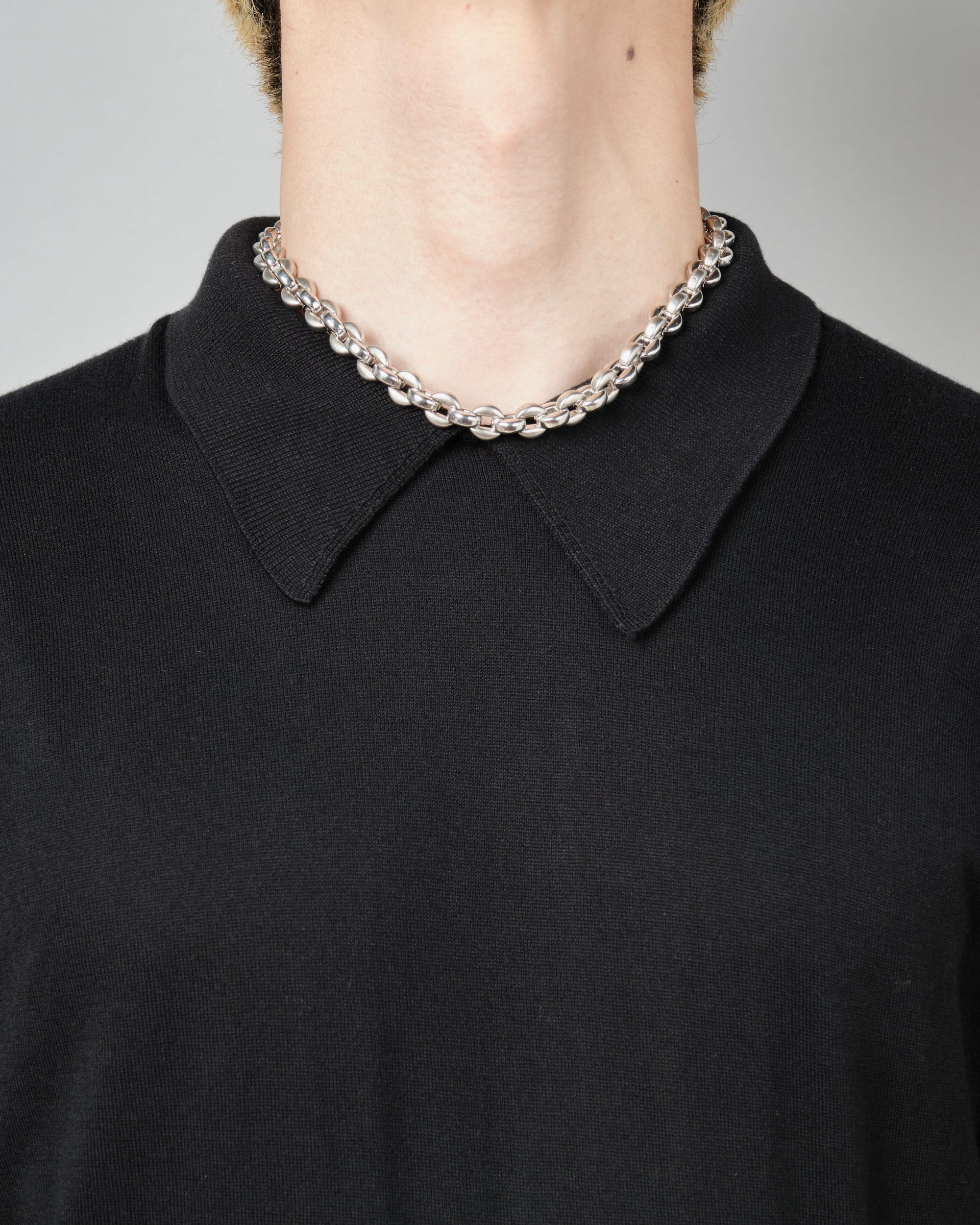 ［~80’s］Danish Vintage Silver 925 Heavy Chain Necklace