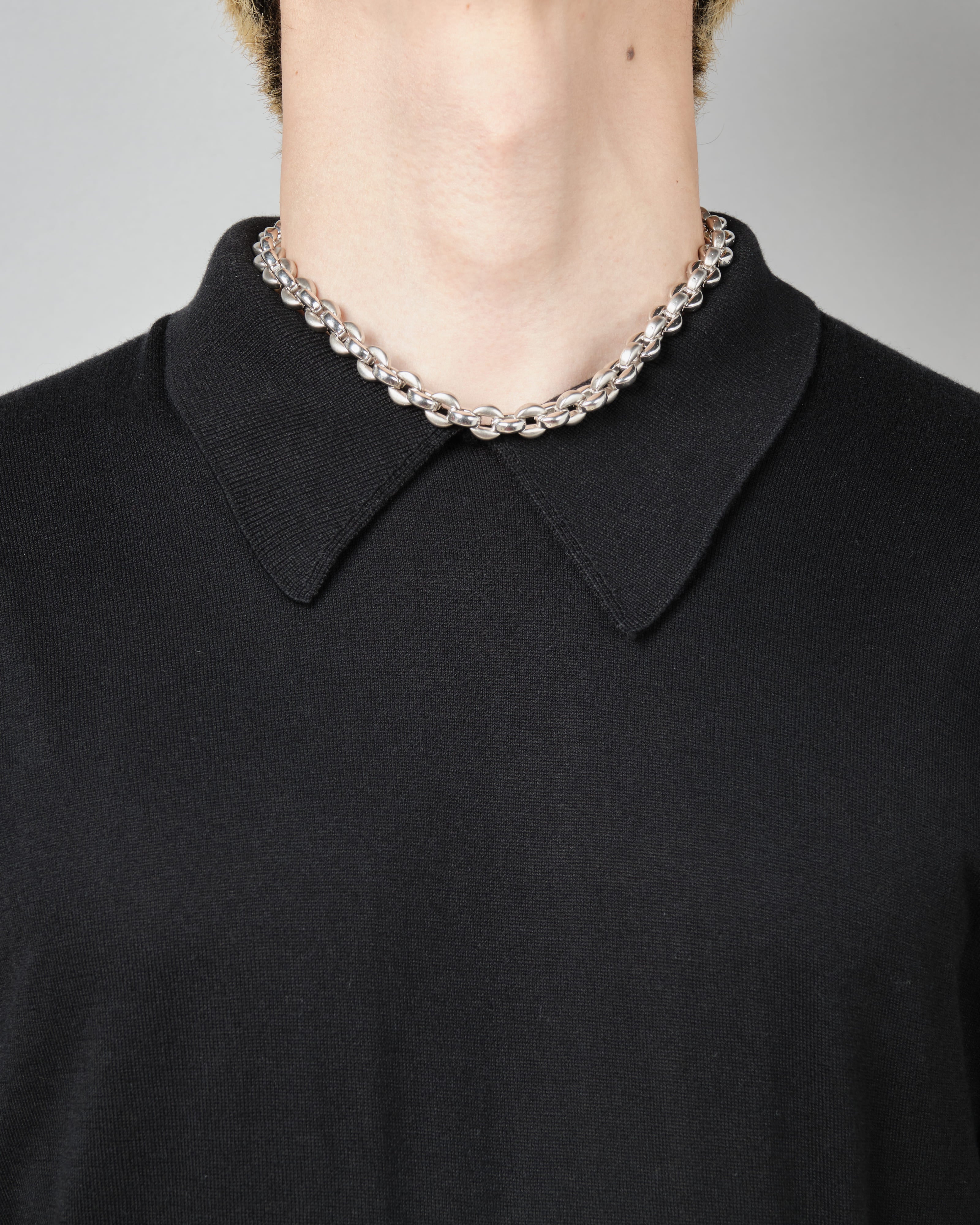 【~80’s】Danish Vintage Silver 925 Heavy Chain Necklace