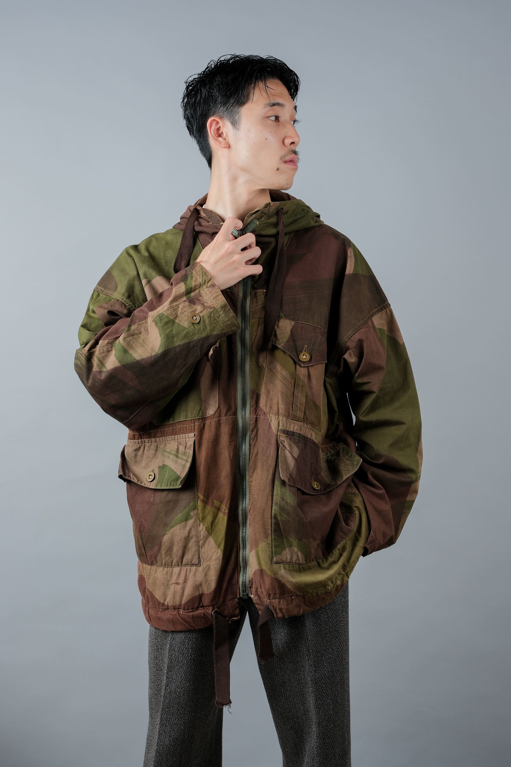 ［~40's］WWⅡ British Army Camouflage Windproof Smock Size.3 "SAS" "Modified"
