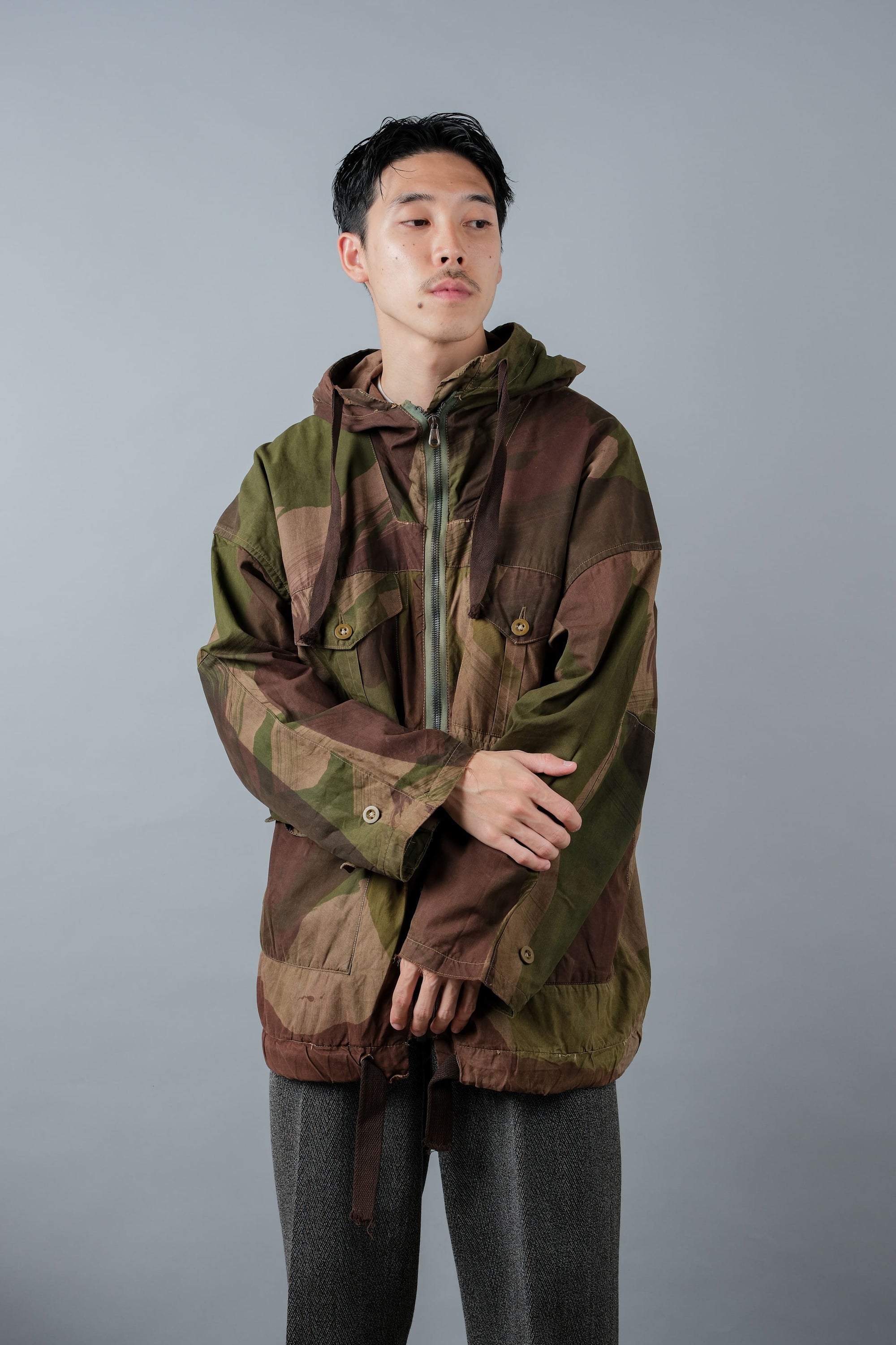 ［~40's］WWⅡ British Army Camouflage Windproof Smock Size.3 "SAS" "Modified"