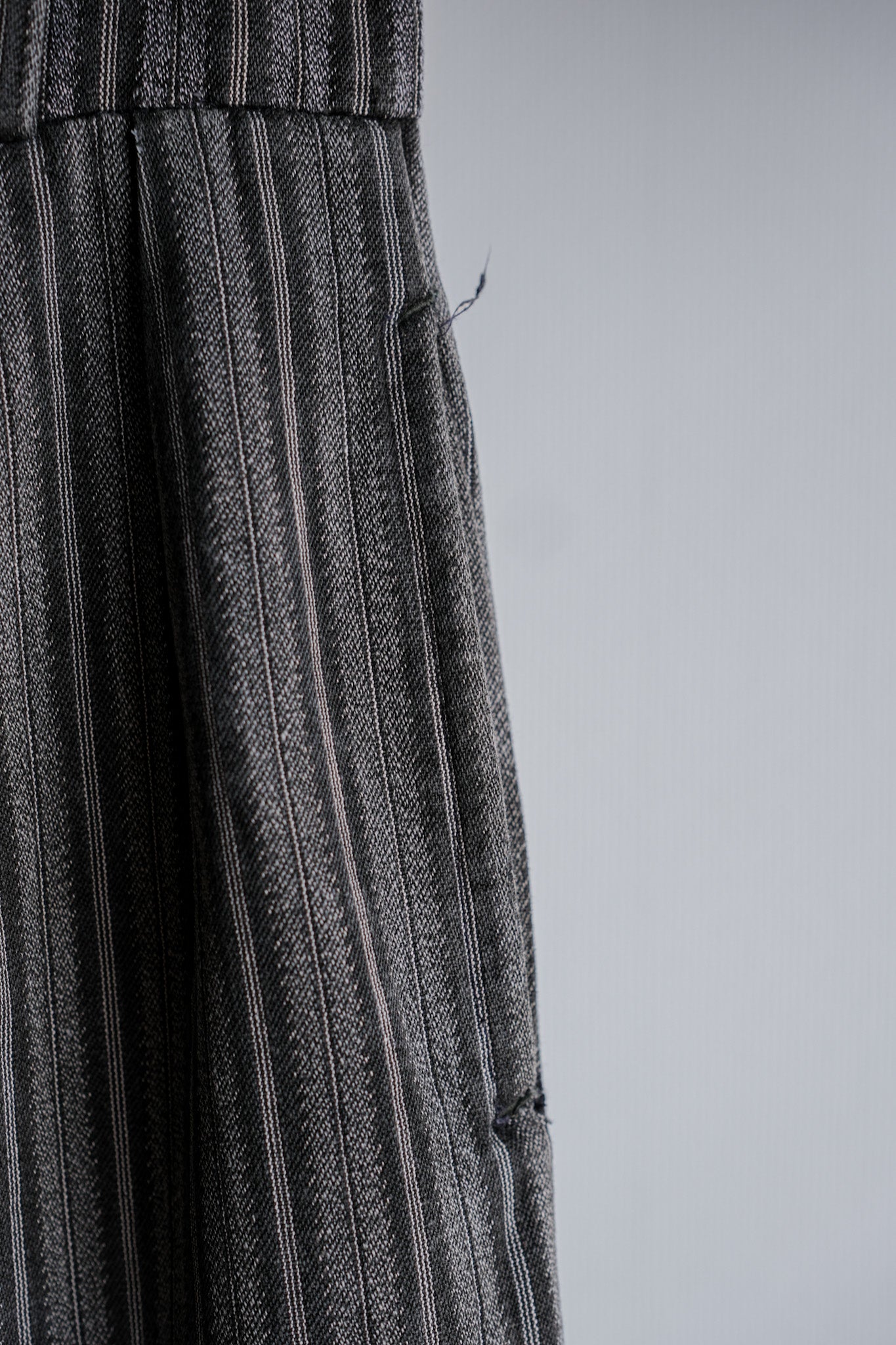 ［~50’s］French Vintage 2 Tuck Cotton Striped Work Pants