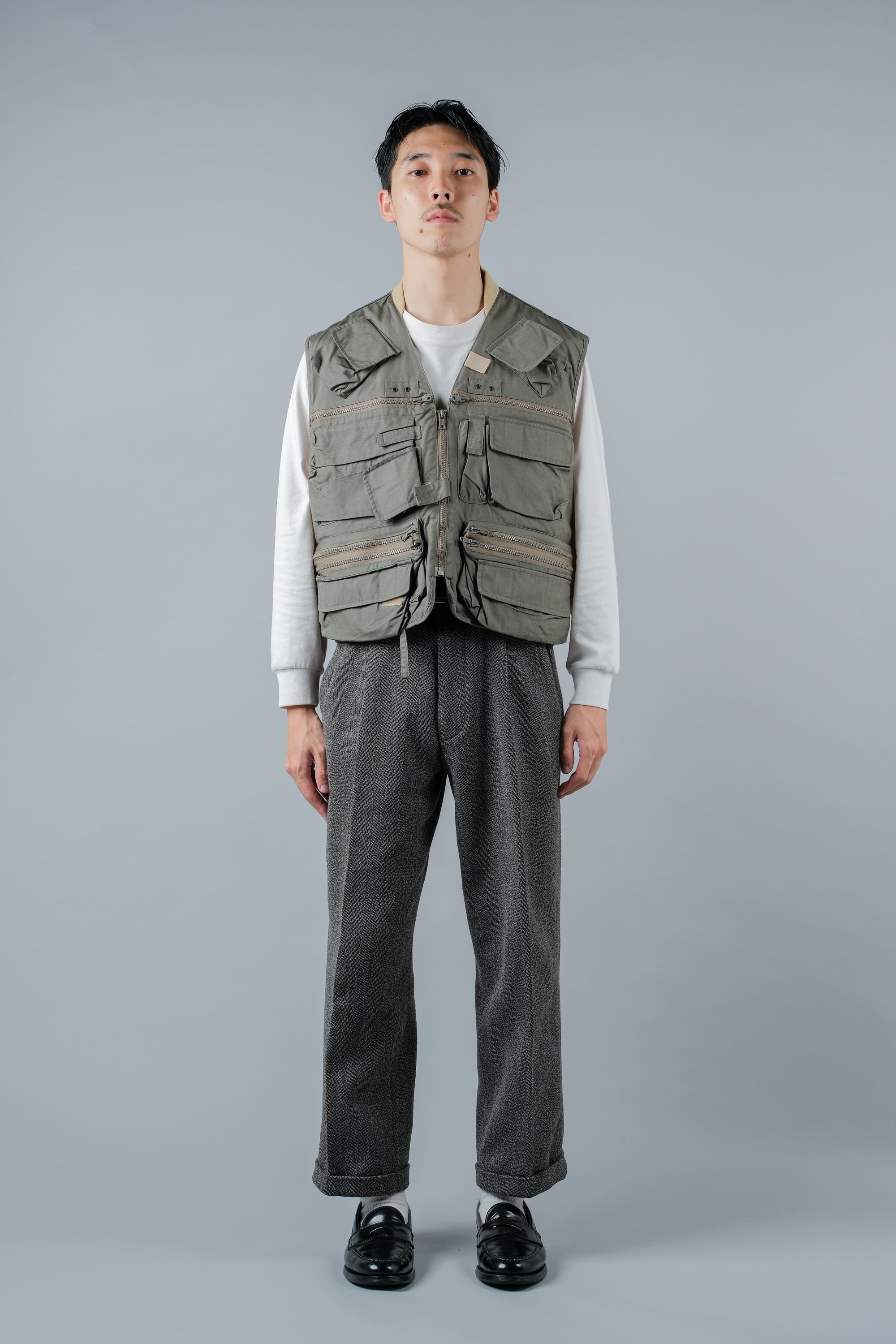 【~90's】Vintage Willis&Geiger Bush Poplin Fishing Vest Size.M