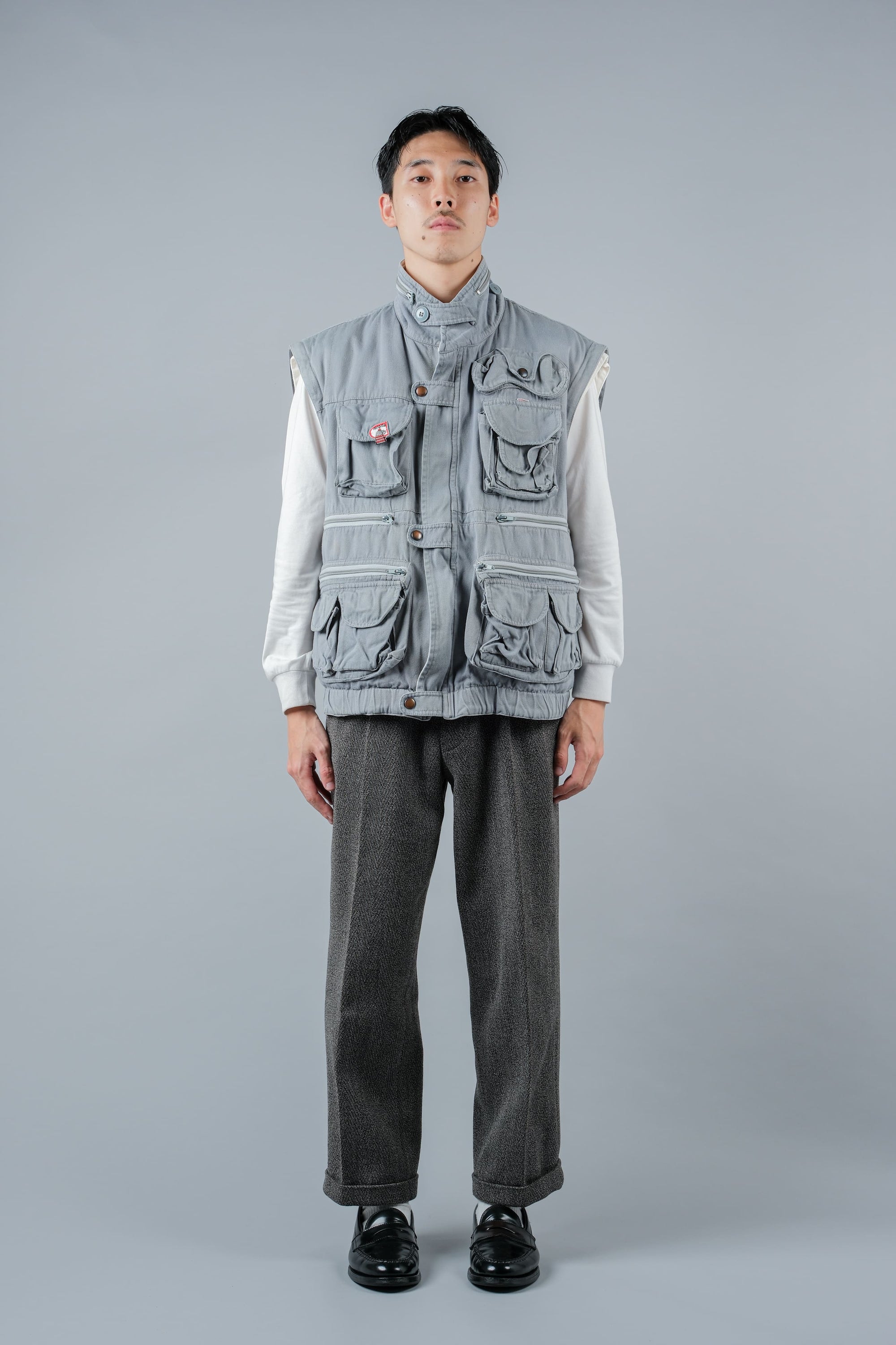 ［~90's］Old Renoma Paris Detachable Sleeve Multi Pocket Jacket