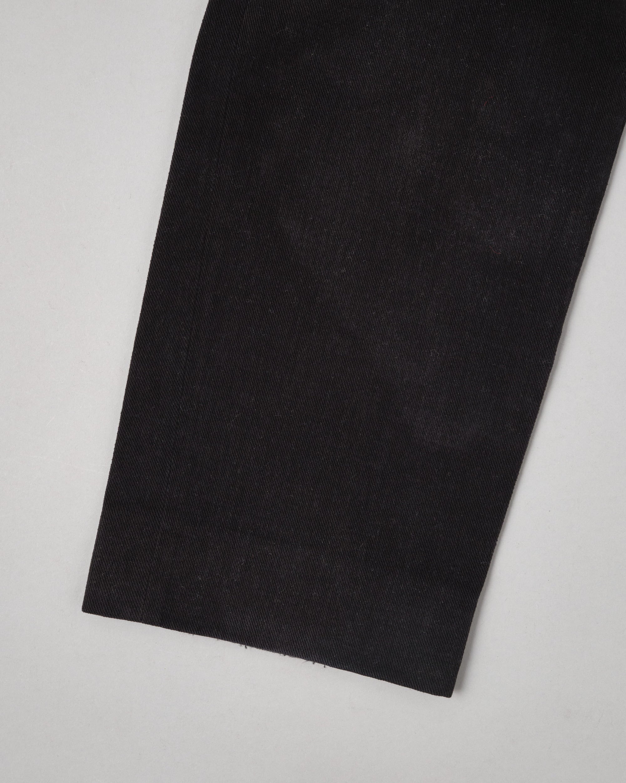 ［~90’s］Old BERNARD ZINS Black Cotton Twill Trousers Size.44 "EMILIO BATCHI 別注"