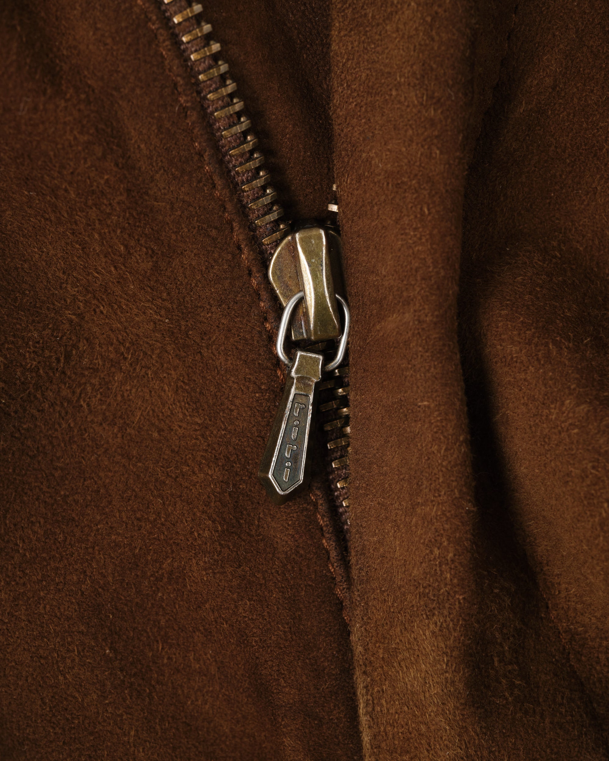 ［~80's］Old Hermès Paris 2 Tuck Lambskin Nubuck Leather Trousers Size.40