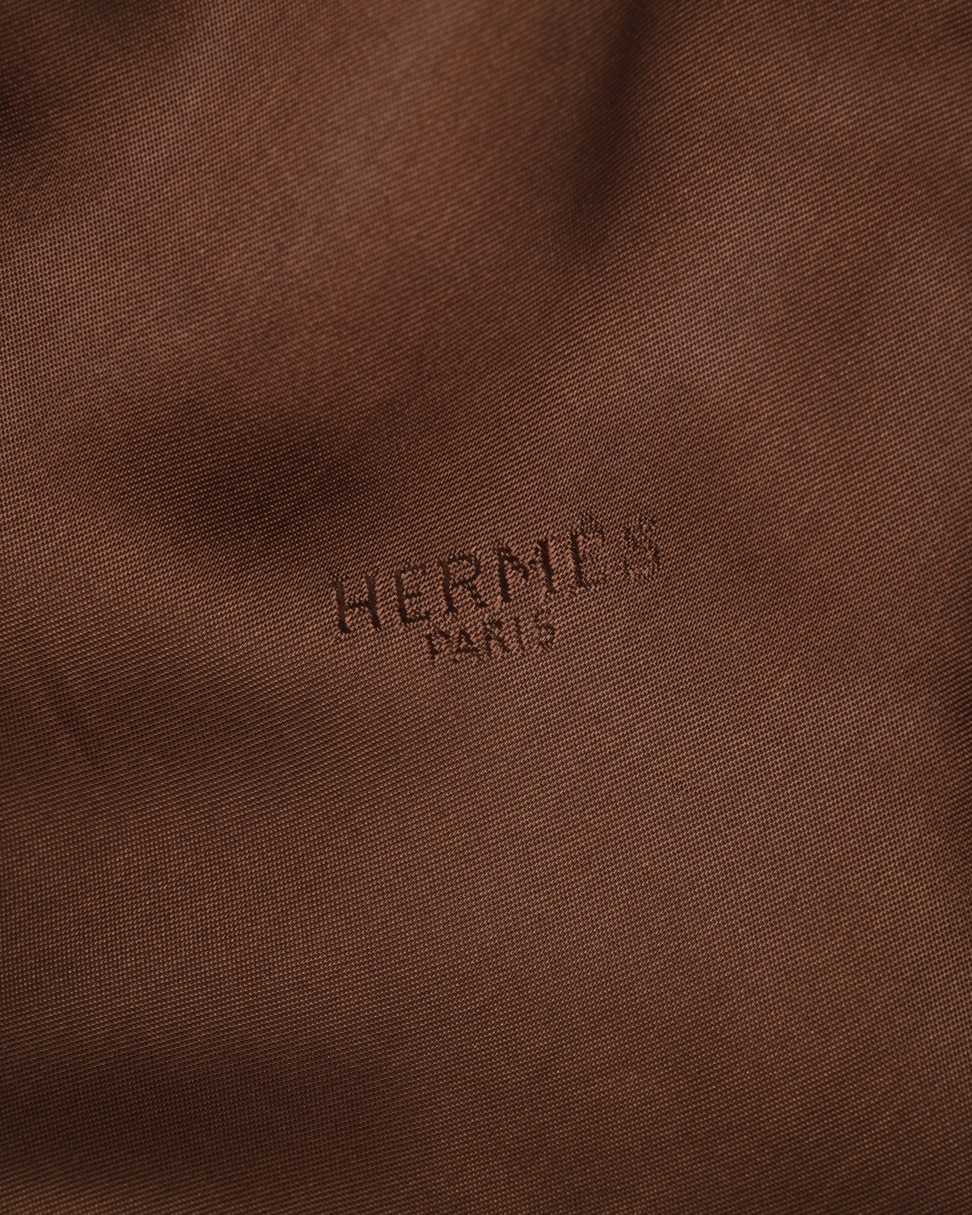 ［~80's］Old Hermès Paris 2 Tuck Lambskin Nubuck Leather Trousers Size.40