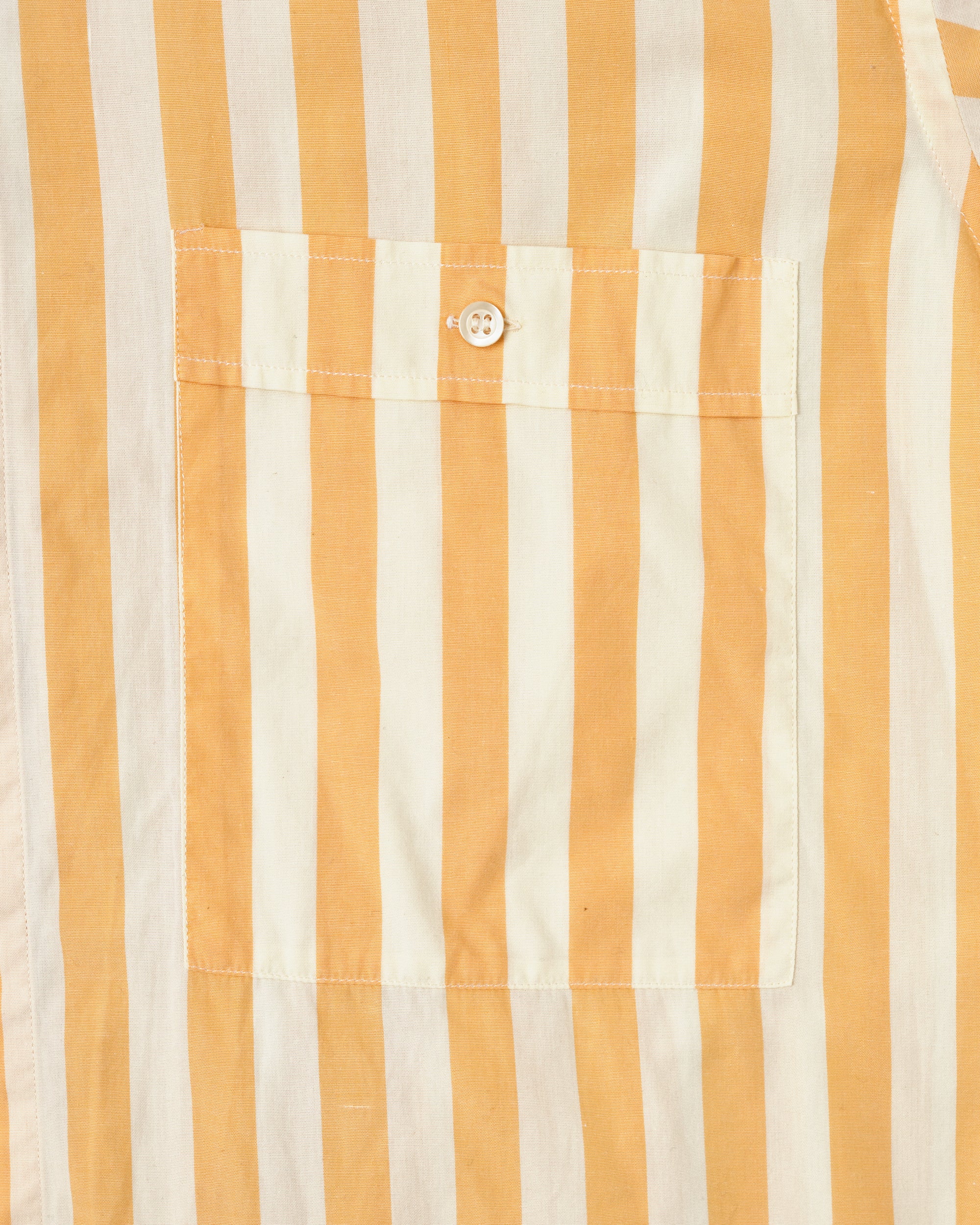 ［~80’s］Old ROBERTO CAPUCCI Fly Front Striped Shirt Size.41