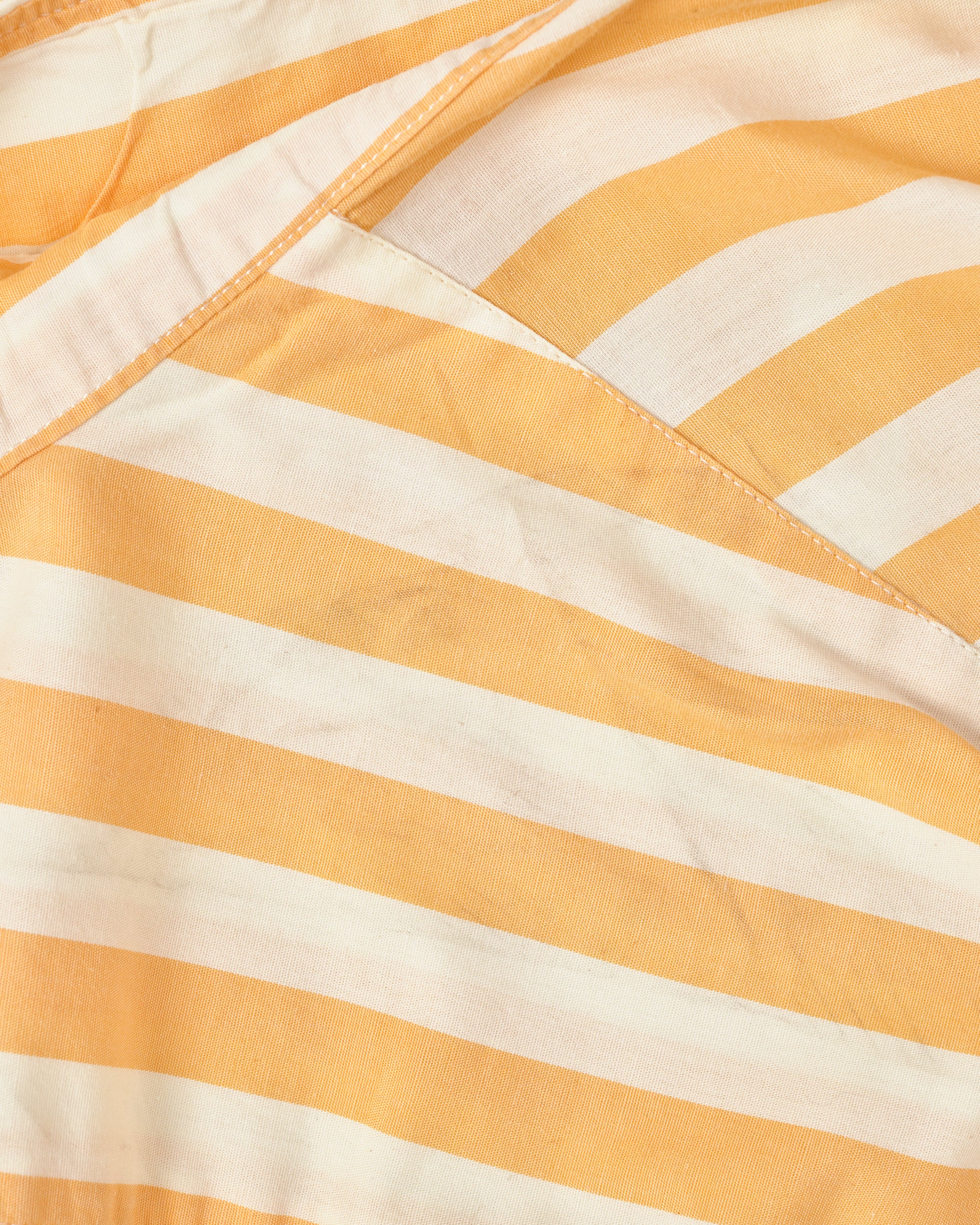 ［~80’s］Old ROBERTO CAPUCCI Fly Front Striped Shirt Size.41