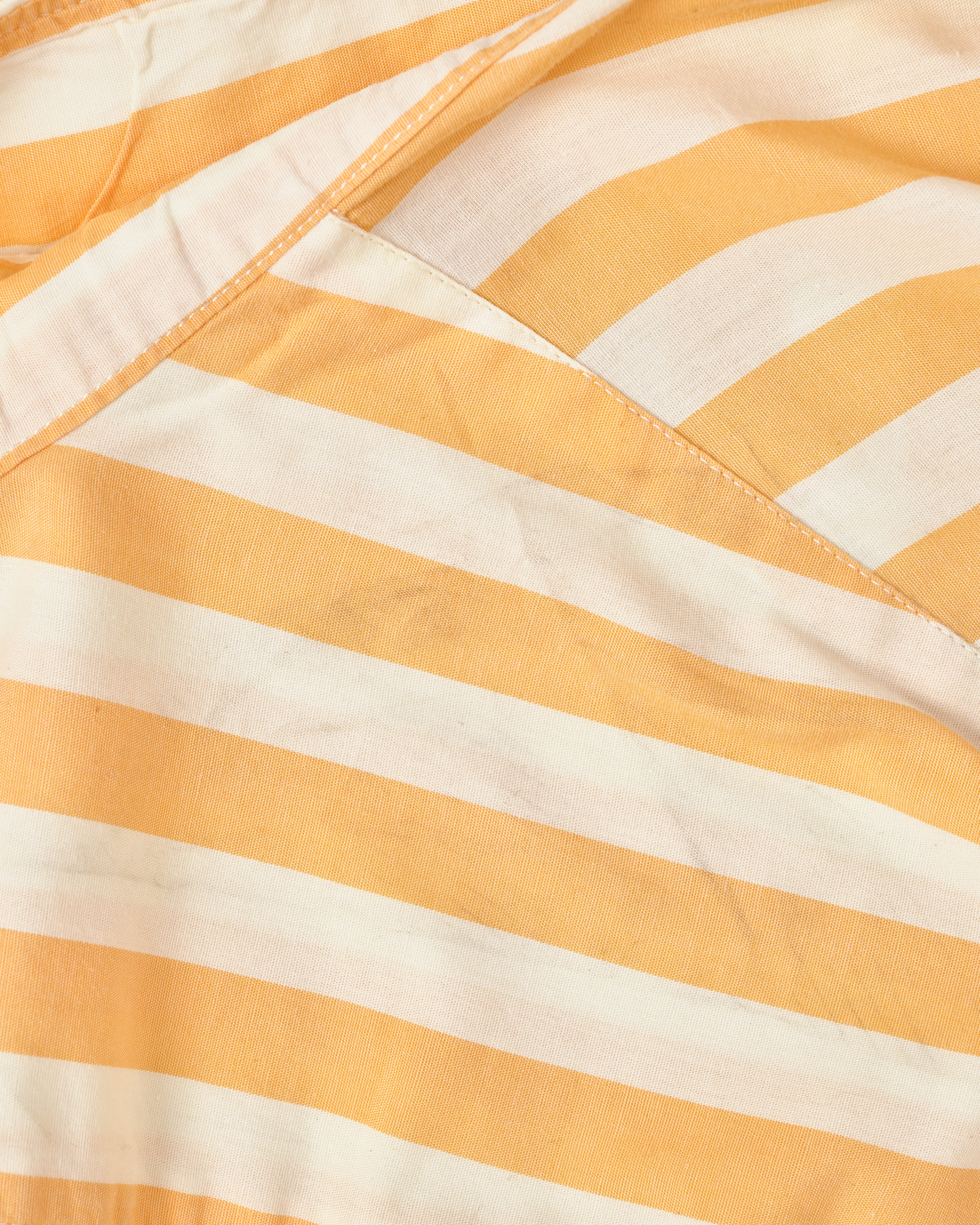 [~80's] Old ROBERTO CAPUCCI Fly Front Striped Shirt Size.41