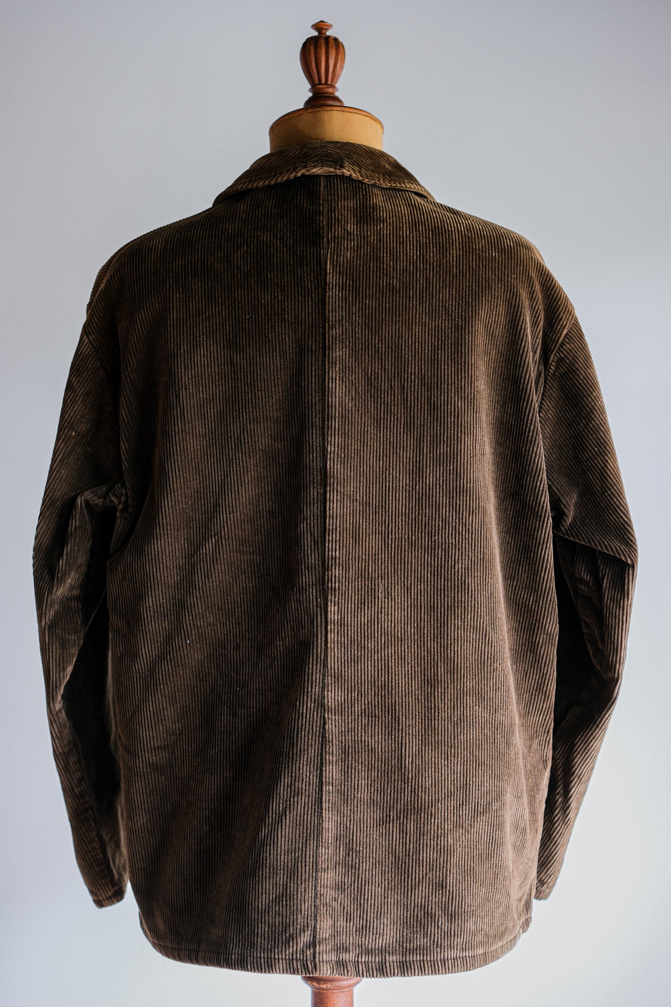 [〜50年代]法國復古棕色燈芯絨4口袋工作夾克大小。50“ le beau-fort”