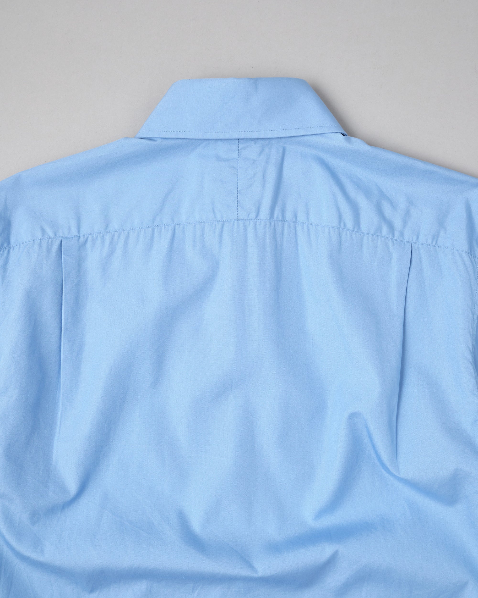 ［~00's］Old Hermès Paris Cotton Poplin Shirt With Sellier Button Size.37