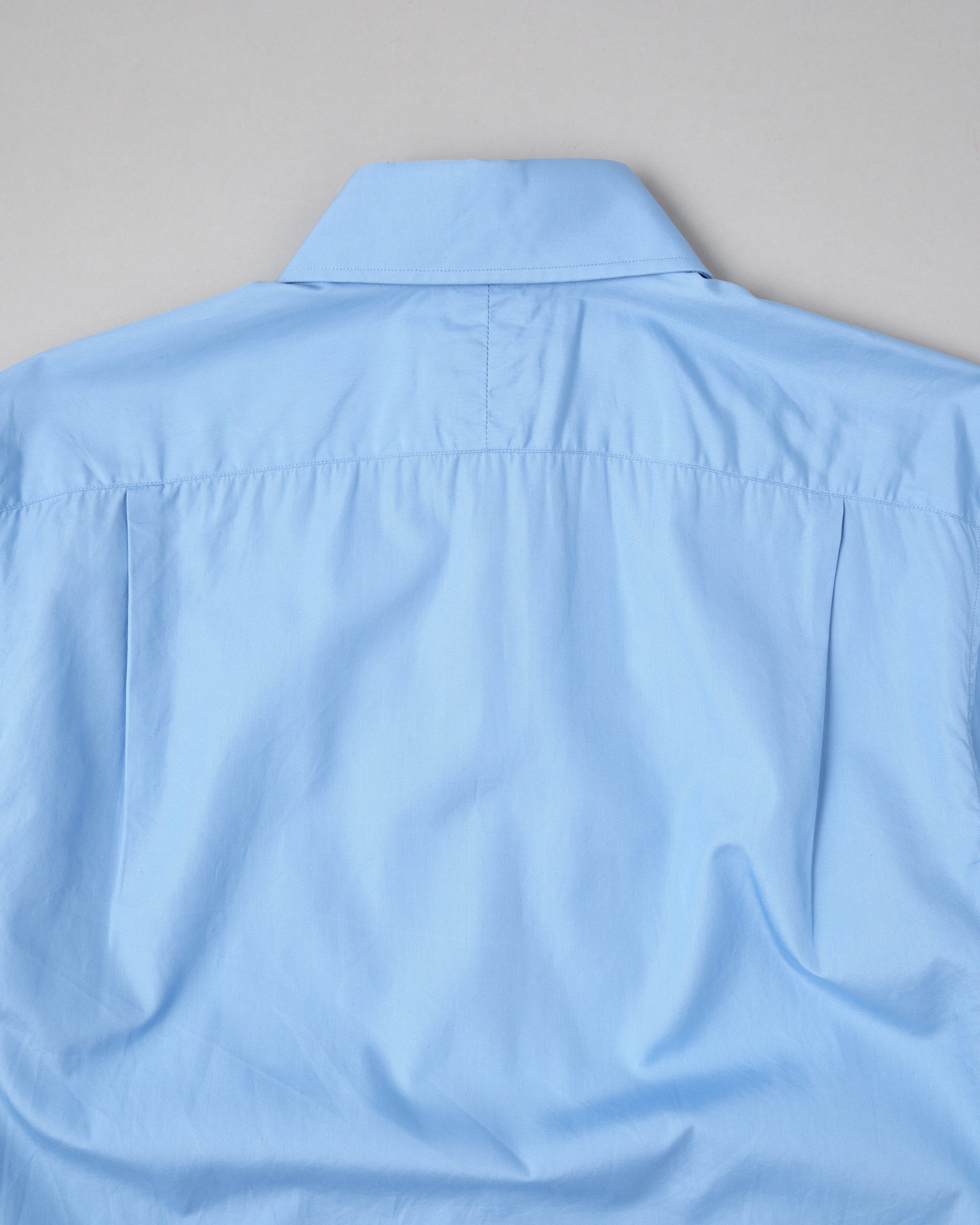 [~ 00's] Old Hermès Paris Cotton Poplin Shirt avec une taille de bouton Sellier.37