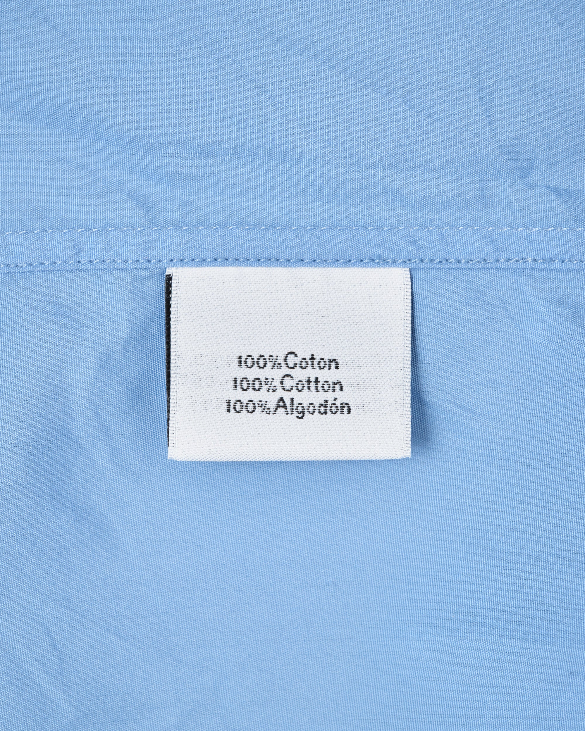 ［~00's］Old Hermès Paris Cotton Poplin Shirt With Sellier Button Size.37