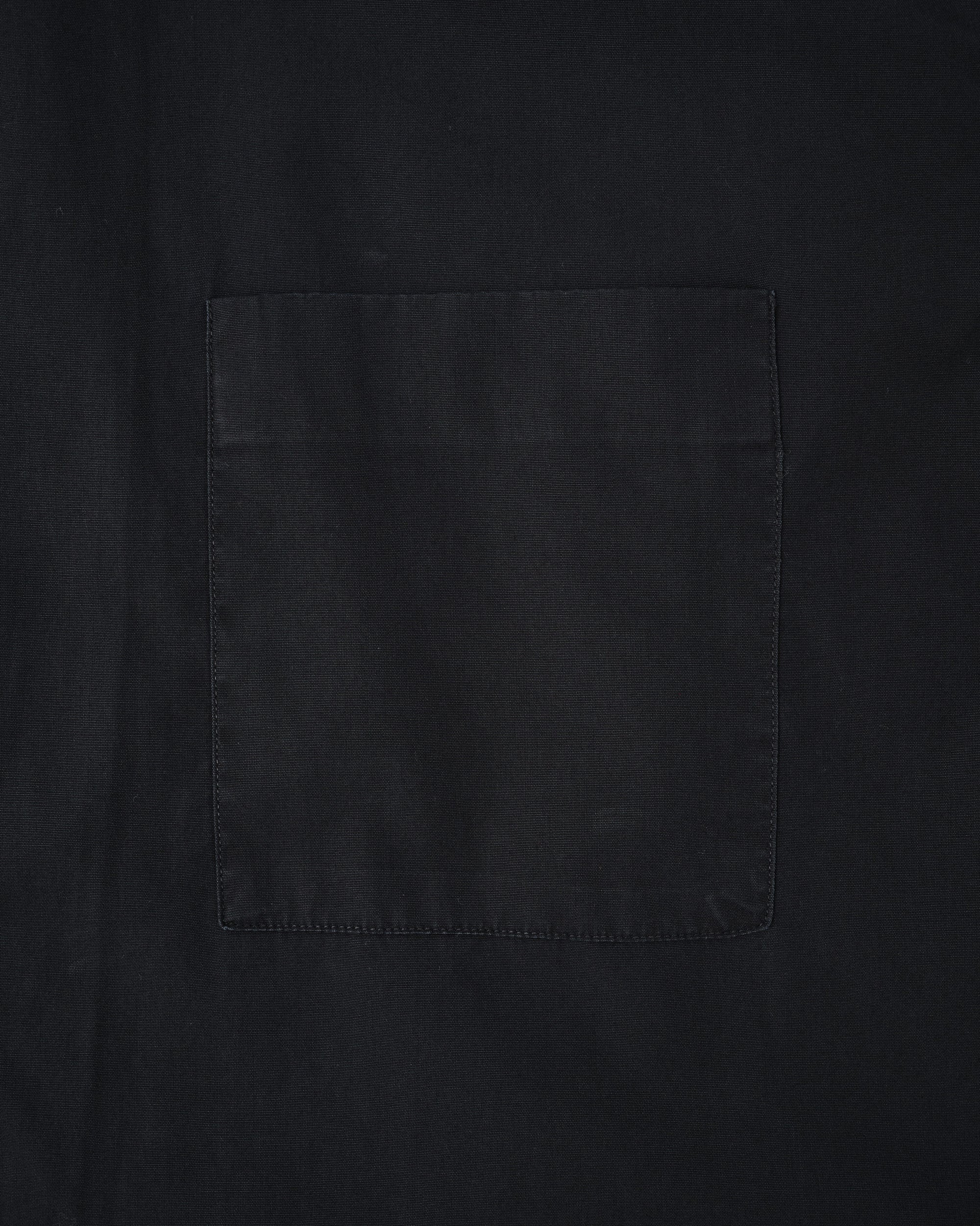 ［~00's］Old Hermès Paris Dark Navy Cotton Poplin L/S Shirt With Sellier Button Size.44