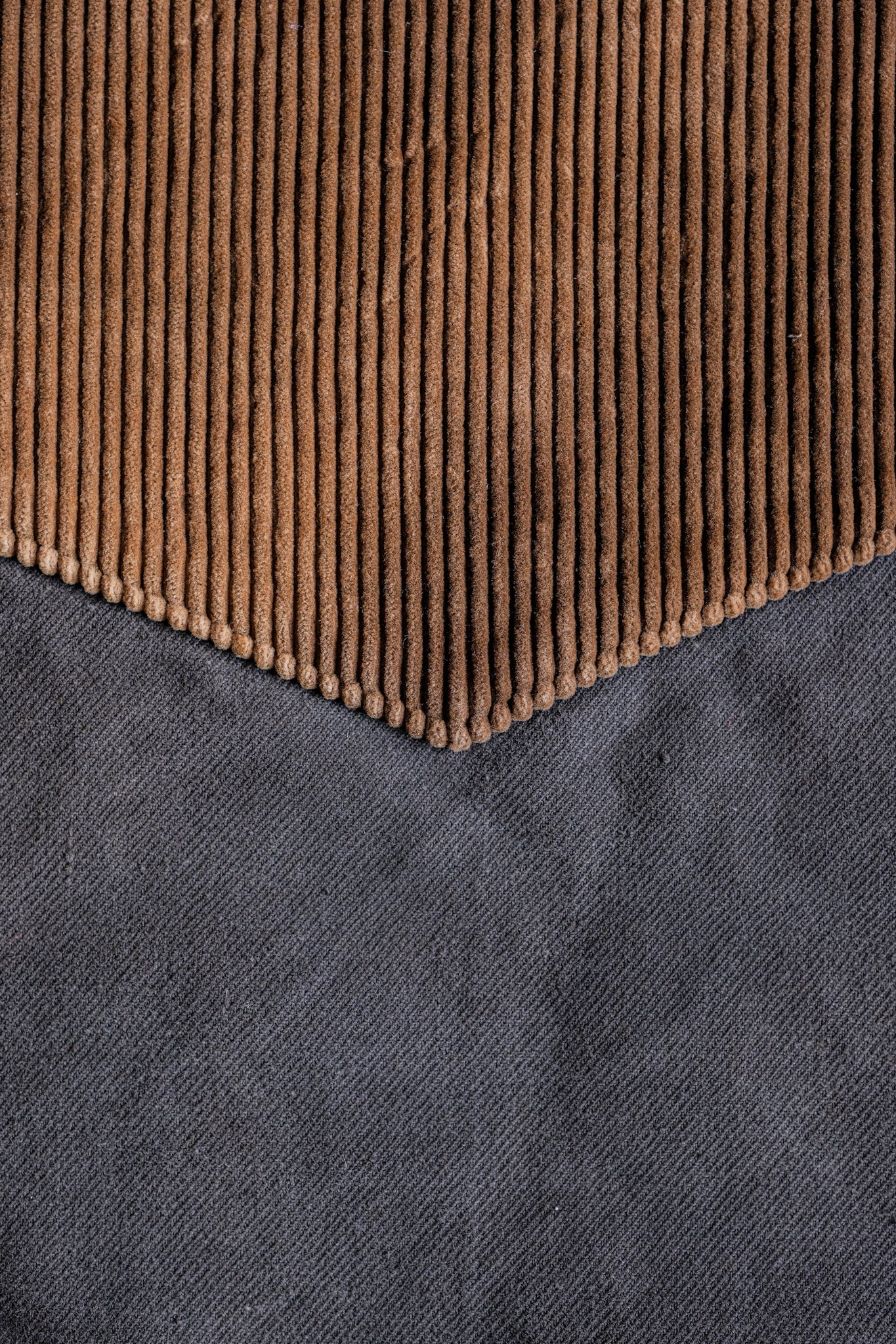 【~50's】Belgium Vintage Brown Corduroy Double Breasted Work Jacket
