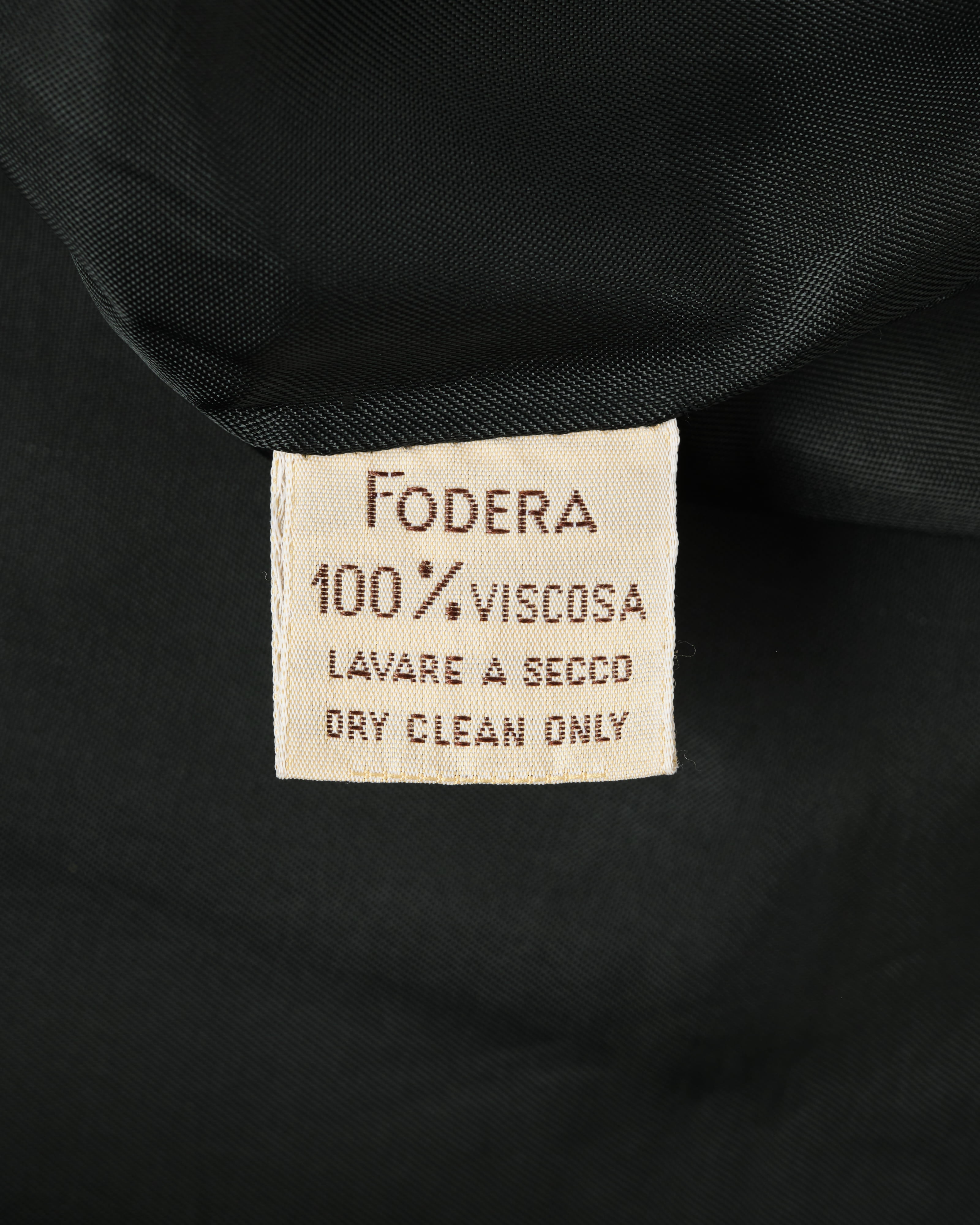 【~80's】Italian Vintage Valstarino Type Black Leather Blouson