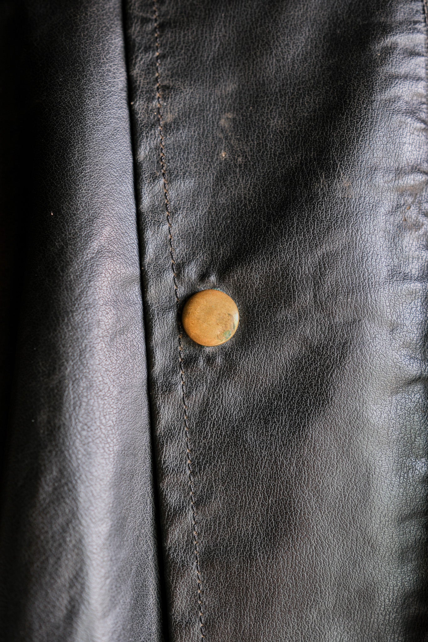 【~60's】French Vintage Raglan Sleeve Waterproof Rain Coat With Chin Strap "PTT"