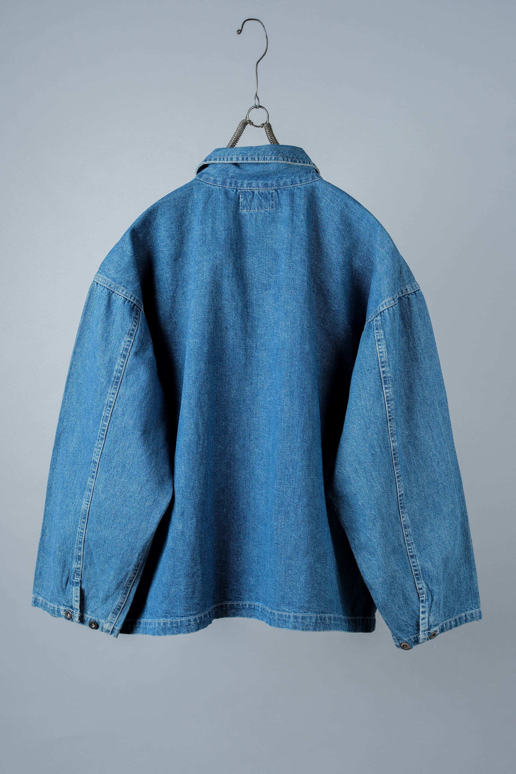 ［~90's］American Vintage U.S.ARMY Type Dungaree Denim Pullover Jumper Size.M