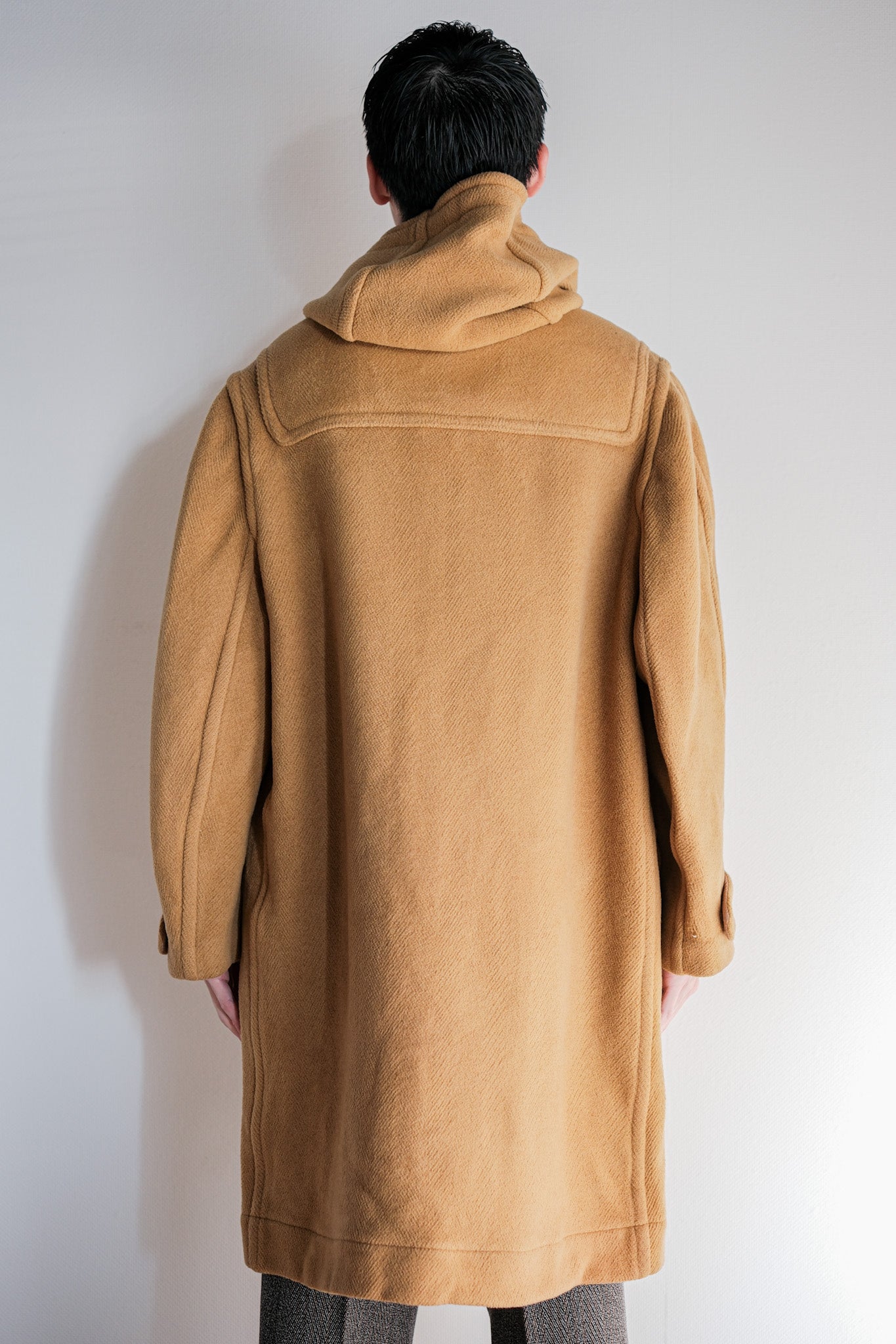 ［~90's］Old INVERTERE HBT Wool Duffle Coat Size.38R "Moorbrook"