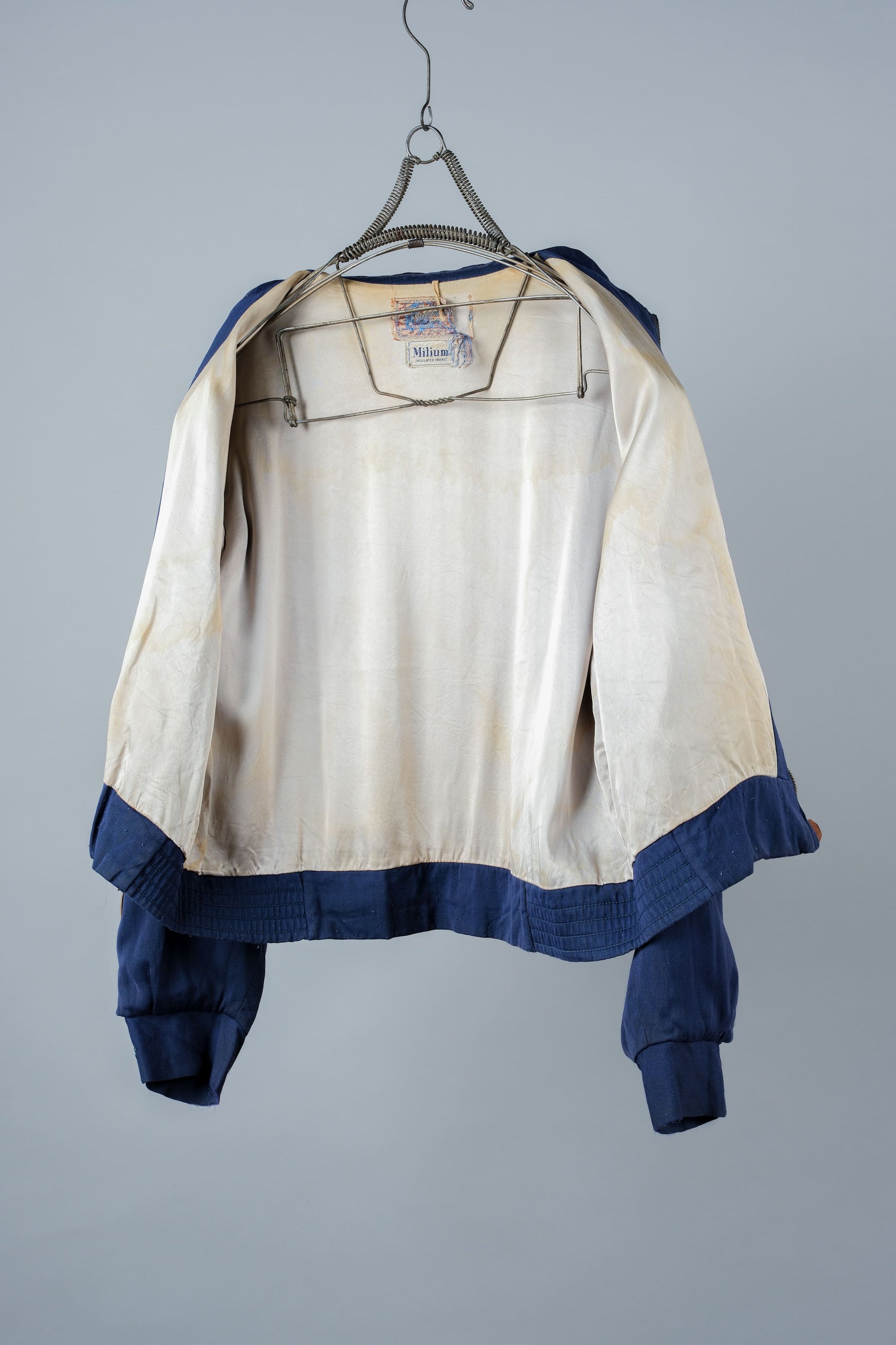 ［~50's］American Vintage Navy Rayon Gabardine Jacket