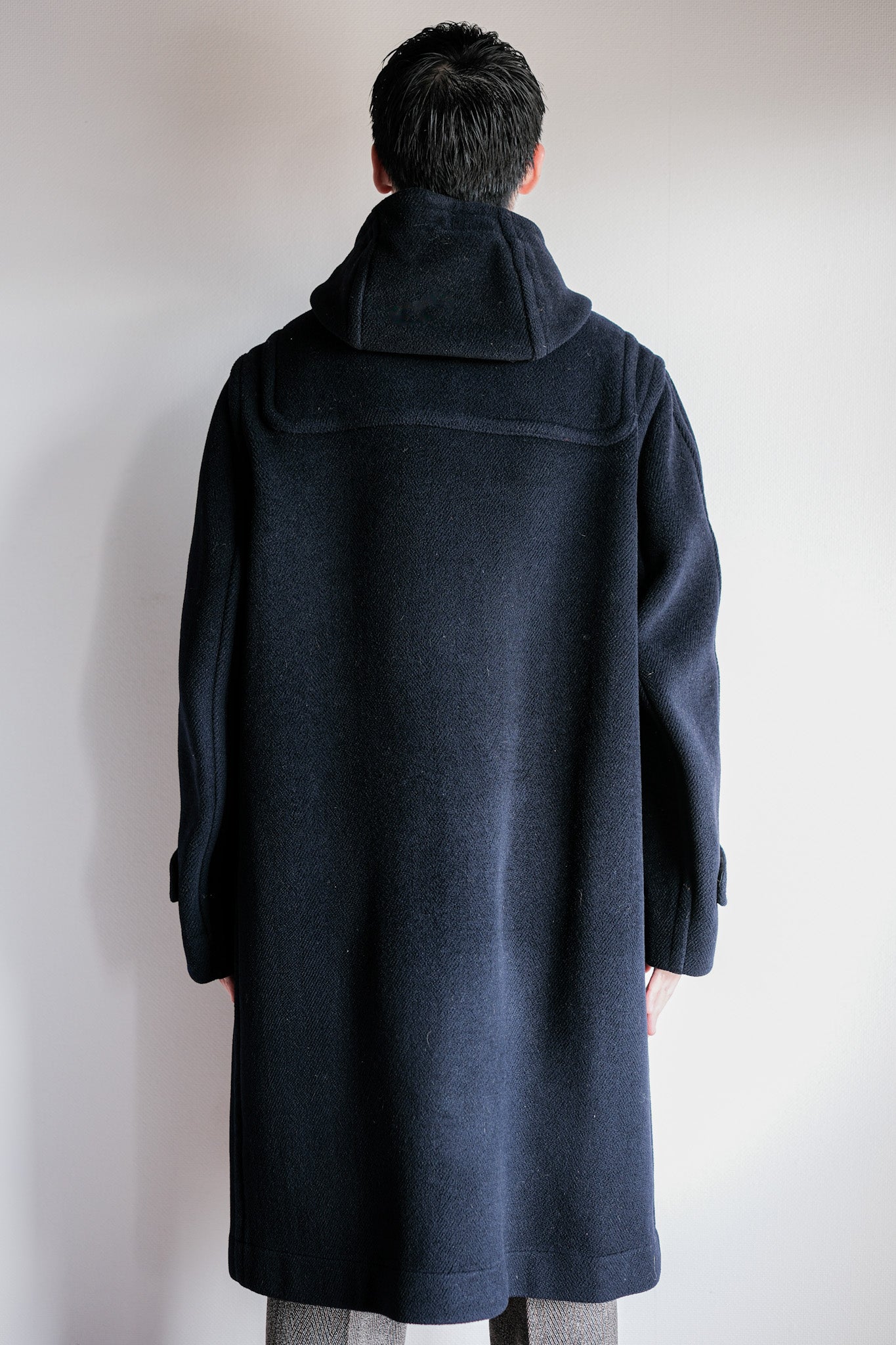[~ 90's] Old Invertere HBT Wool Duffle Coat Taille.40L "MOORBROOK" "M.Bardelli en plus de la note"