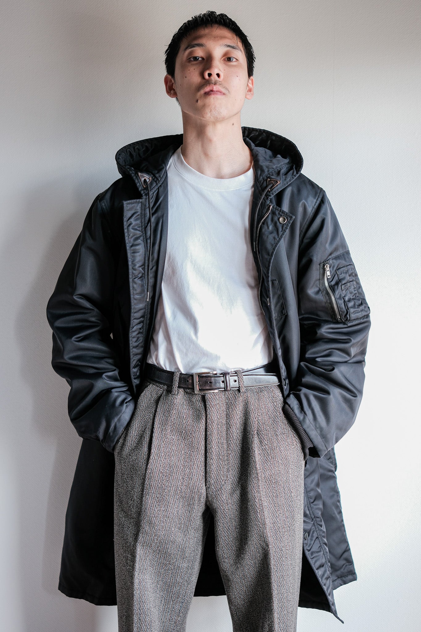 ［~00’s］Old miu miu Military Style Nylon Coat Size.M