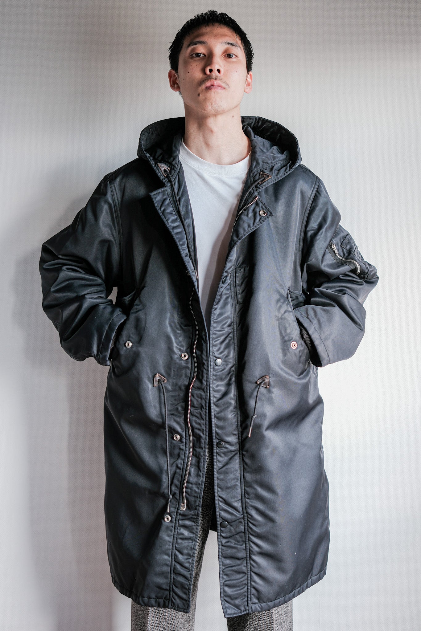 ［~00’s］Old miu miu Military Style Nylon Coat Size.M