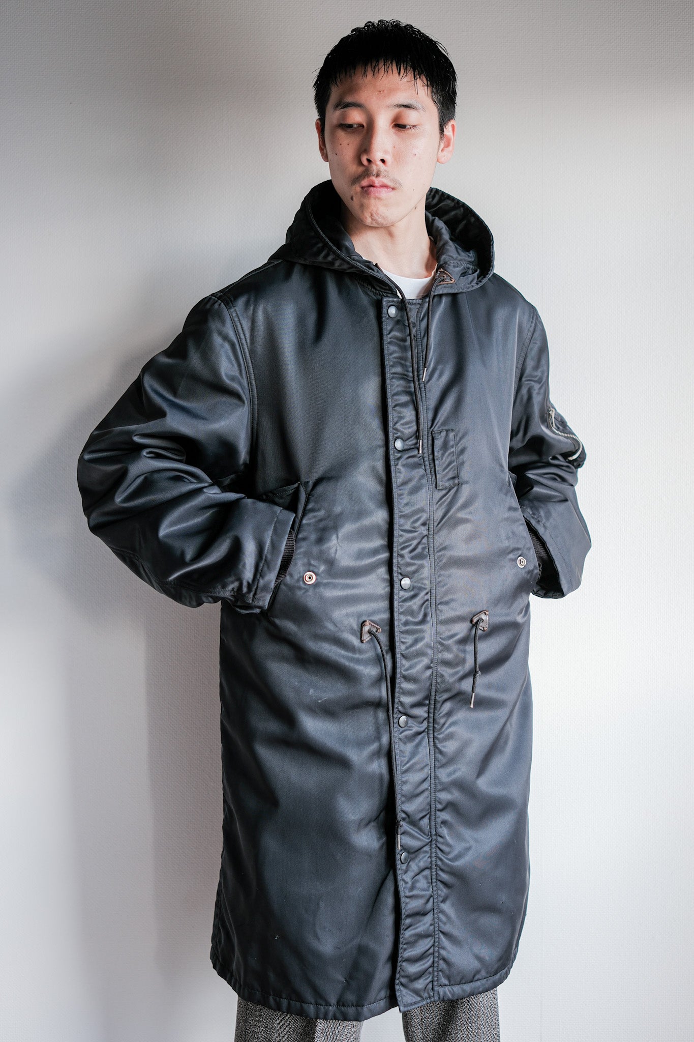 ［~00’s］Old miu miu Military Style Nylon Coat Size.M