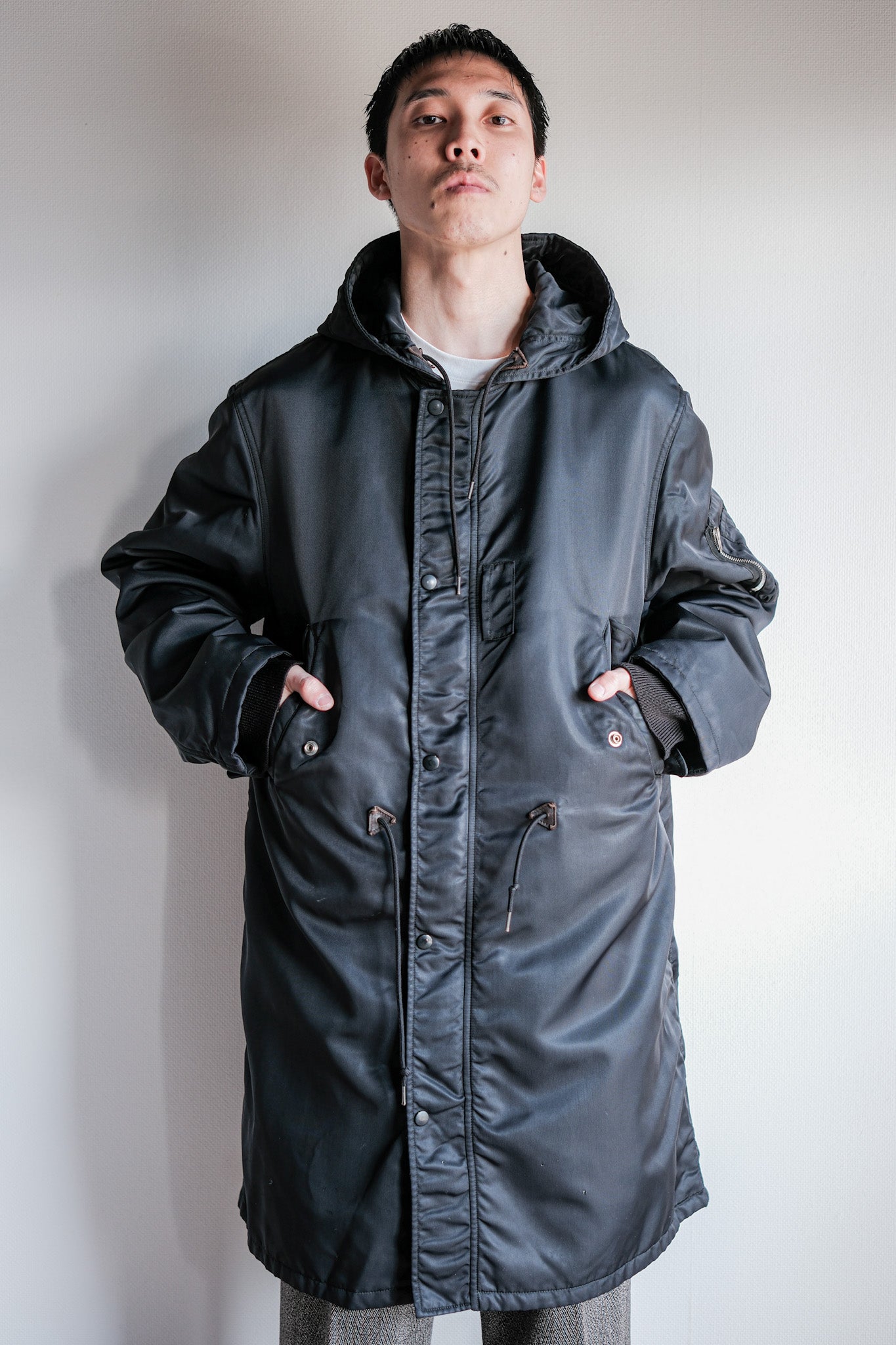 ［~00’s］Old miu miu Military Style Nylon Coat Size.M