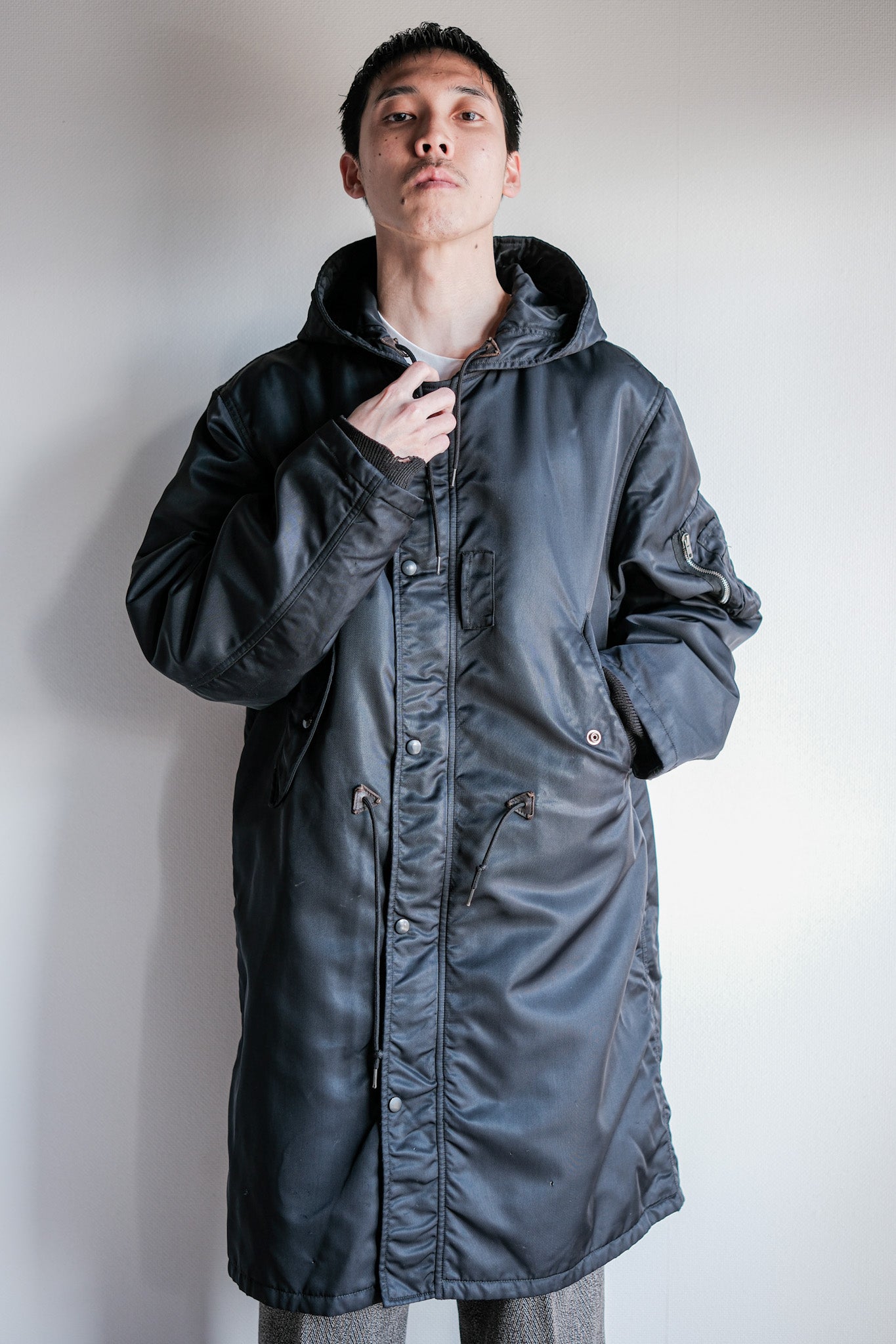 ［~00’s］Old miu miu Military Style Nylon Coat Size.M