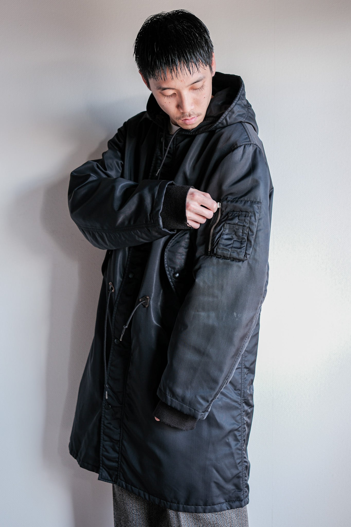 ［~00’s］Old miu miu Military Style Nylon Coat Size.M