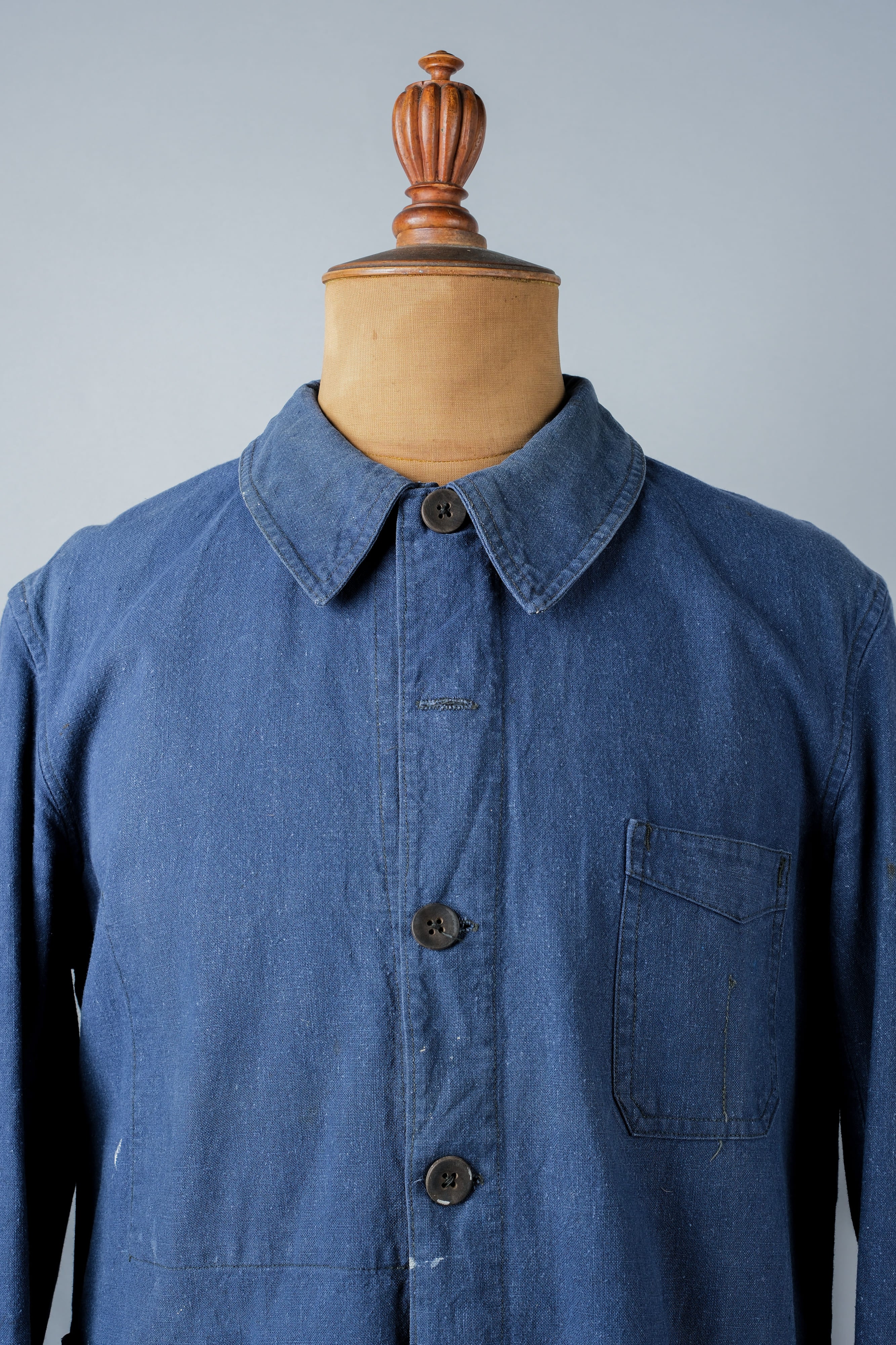 【~40's】French Vintage Indigo Metis Work Jacket