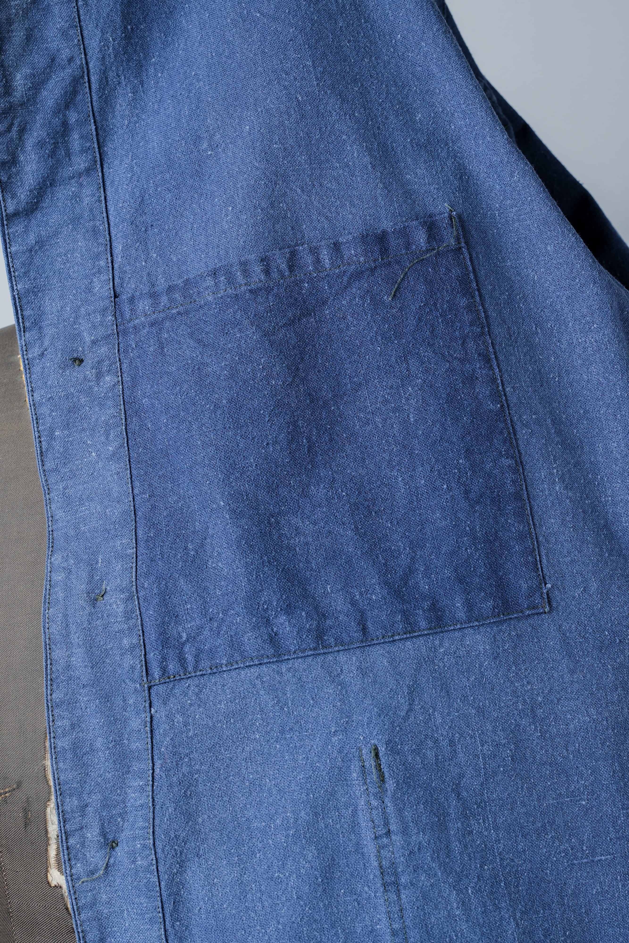 【~40's】French Vintage Indigo Metis Work Jacket