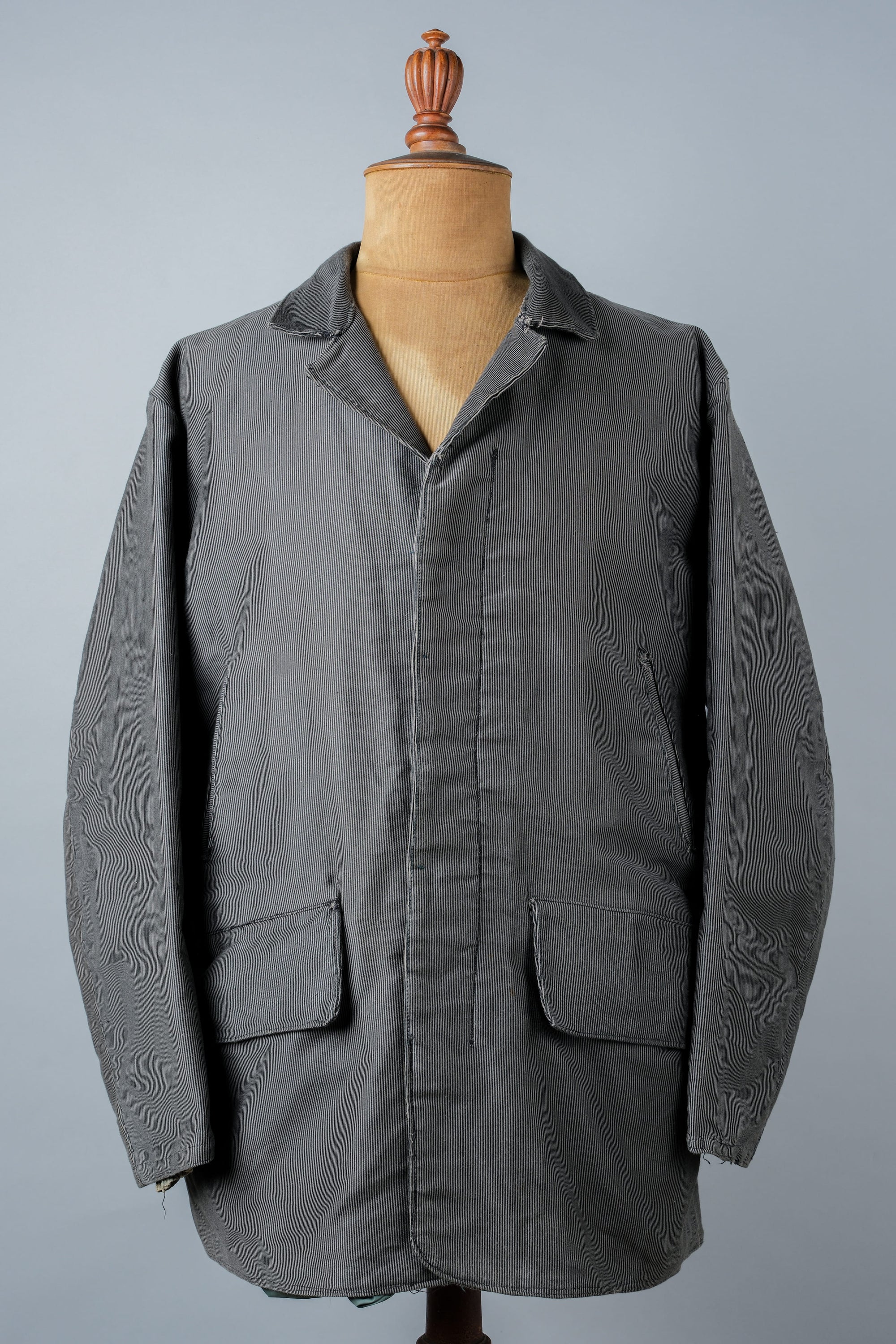 ［~60's］French Vintage Printed Moleskin Lapel Hunting Jacket "L'ESQUIMAU"