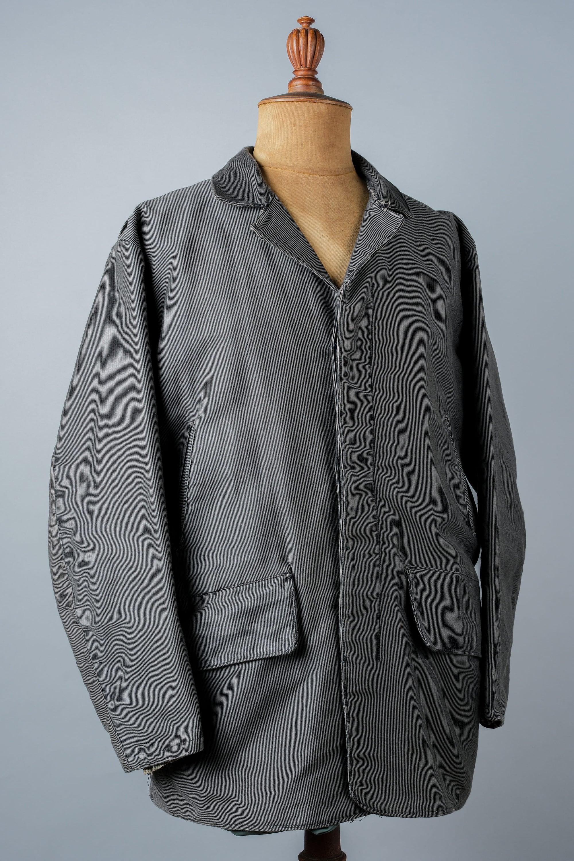［~60's］French Vintage Printed Moleskin Lapel Hunting Jacket "L'ESQUIMAU"
