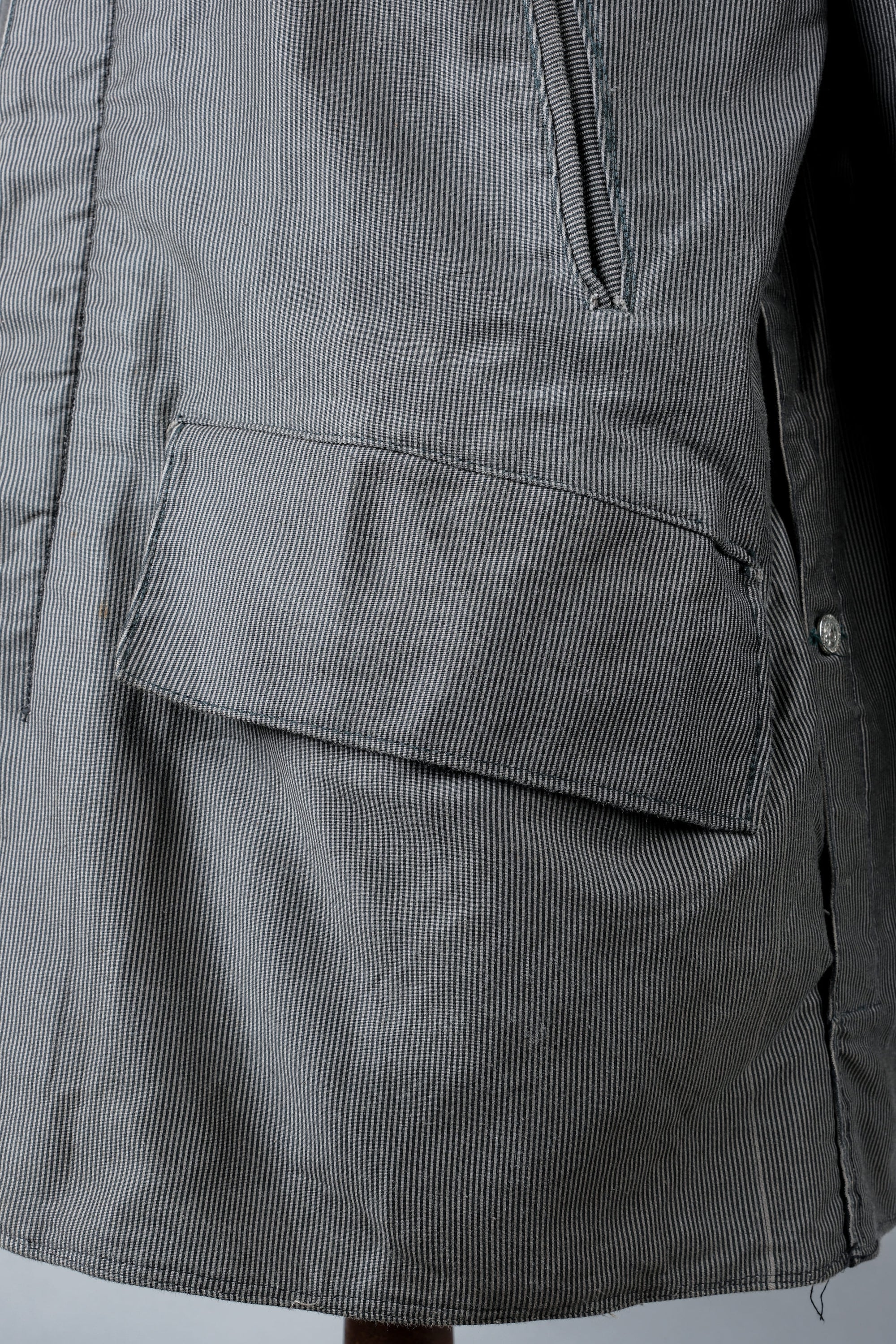 ［~60's］French Vintage Printed Moleskin Lapel Hunting Jacket "L'ESQUIMAU"