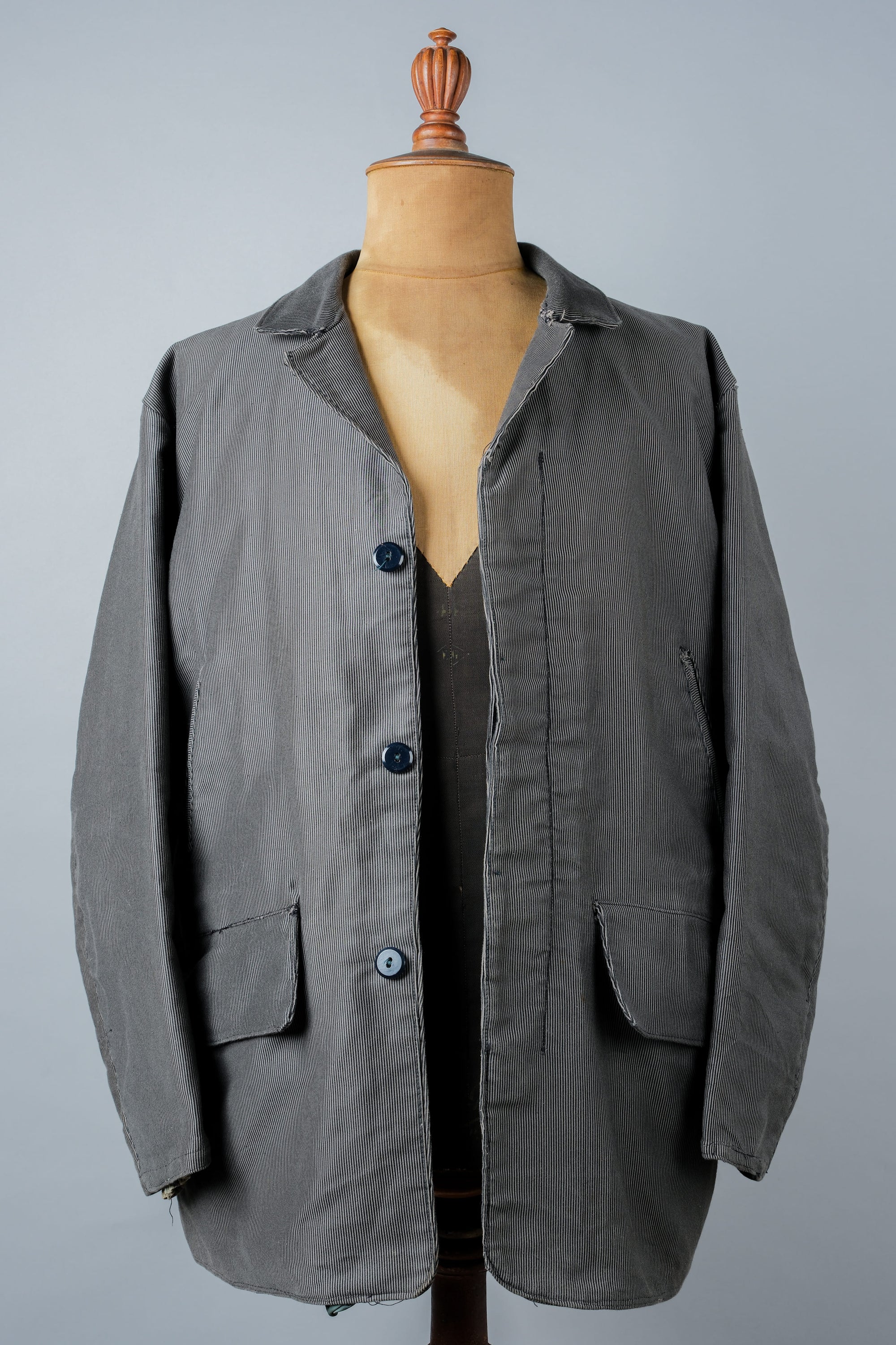 ［~60's］French Vintage Printed Moleskin Lapel Hunting Jacket "L'ESQUIMAU"