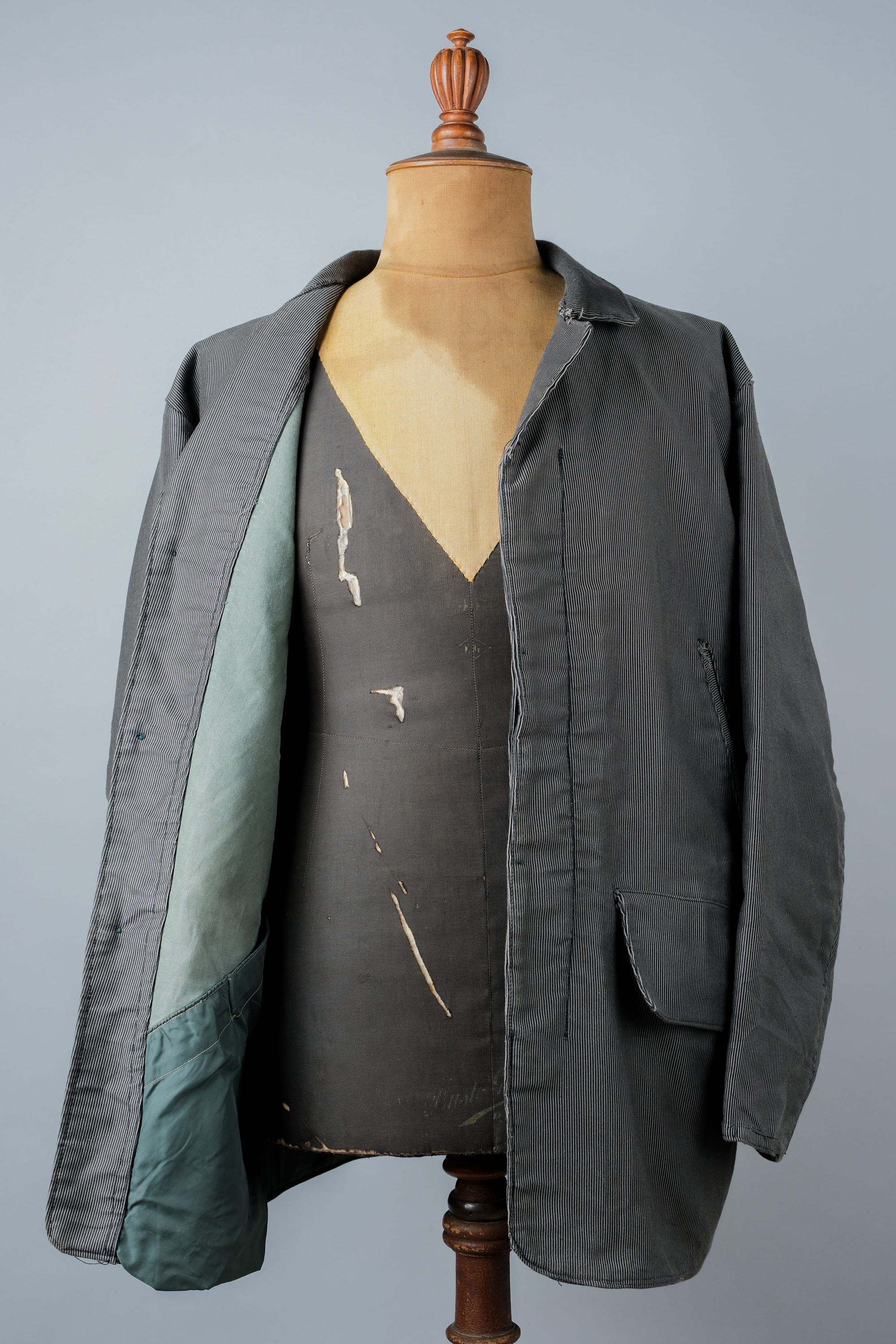 ［~60's］French Vintage Printed Moleskin Lapel Hunting Jacket "L'ESQUIMAU"