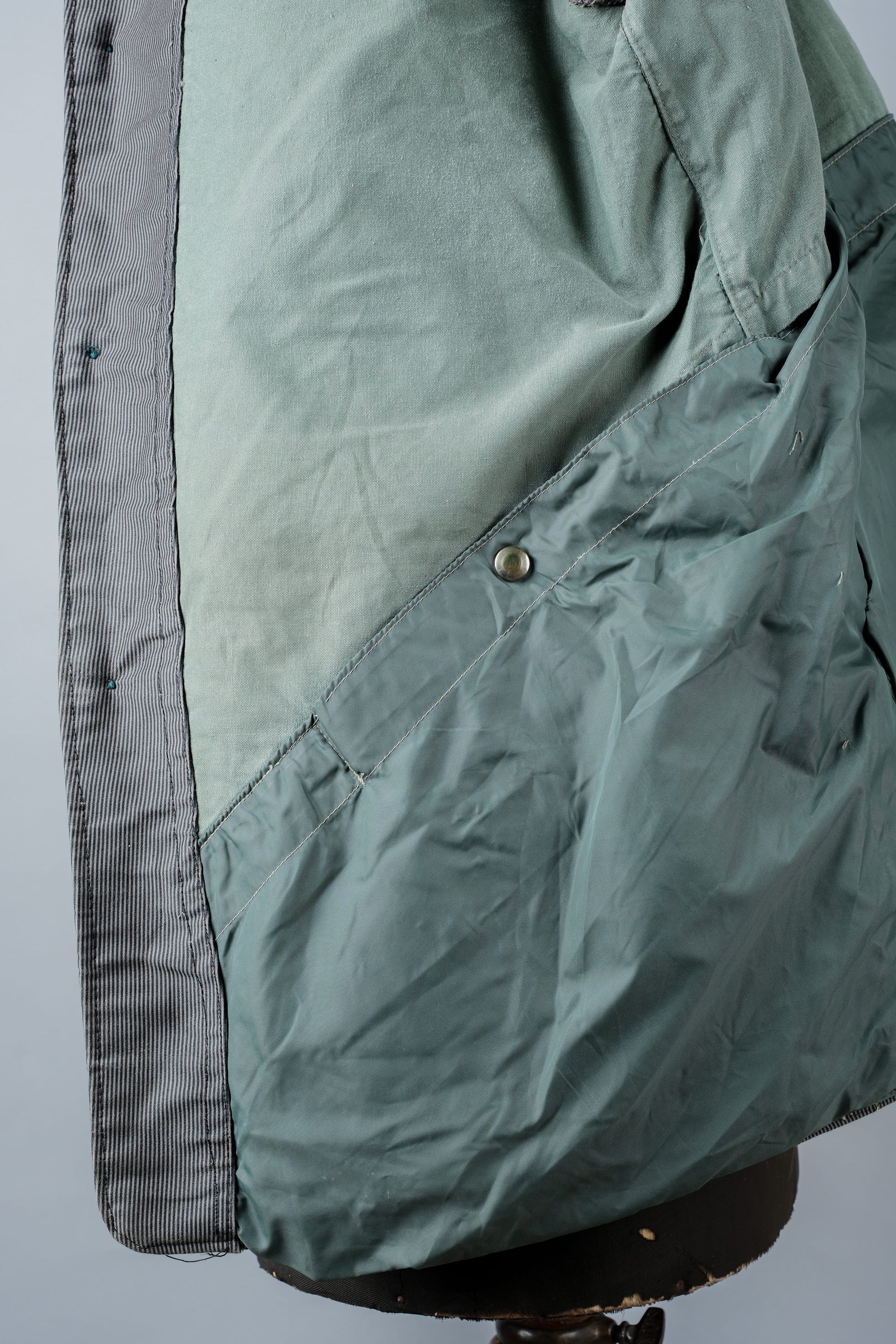 ［~60's］French Vintage Printed Moleskin Lapel Hunting Jacket "L'ESQUIMAU"