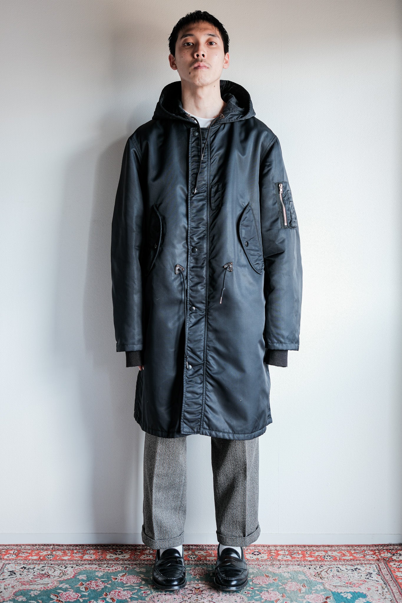 ［~00’s］Old miu miu Military Style Nylon Coat Size.M
