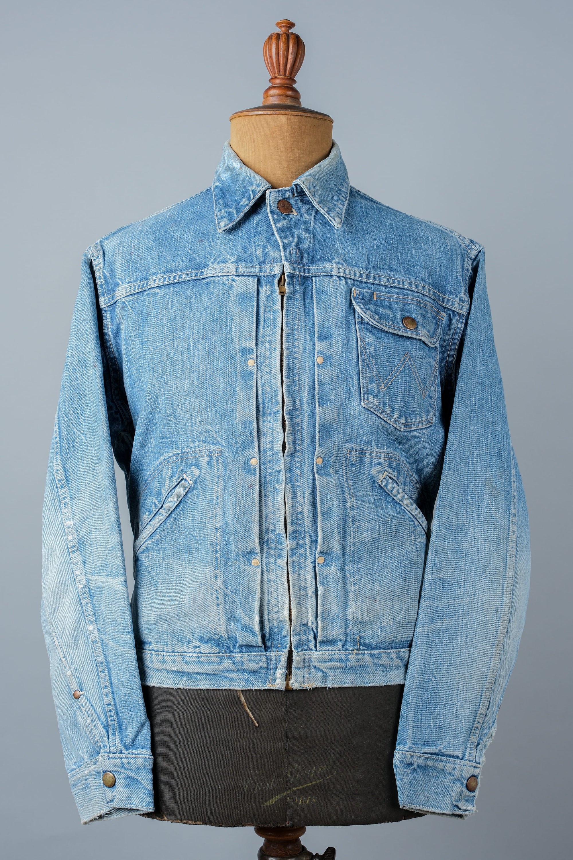 【~60's】Vintage Wrangler 11MJZ Denim Jacket Size.40
