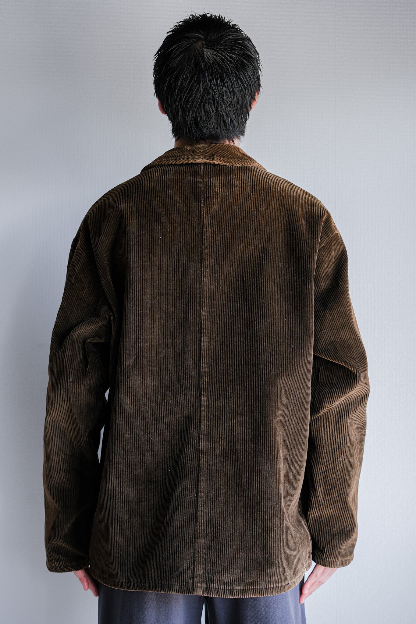 [~ 50's] French Vintage Brown Corduroy 4 Pockets Jacket Jacket Size.50 "Le Beau-Fort"