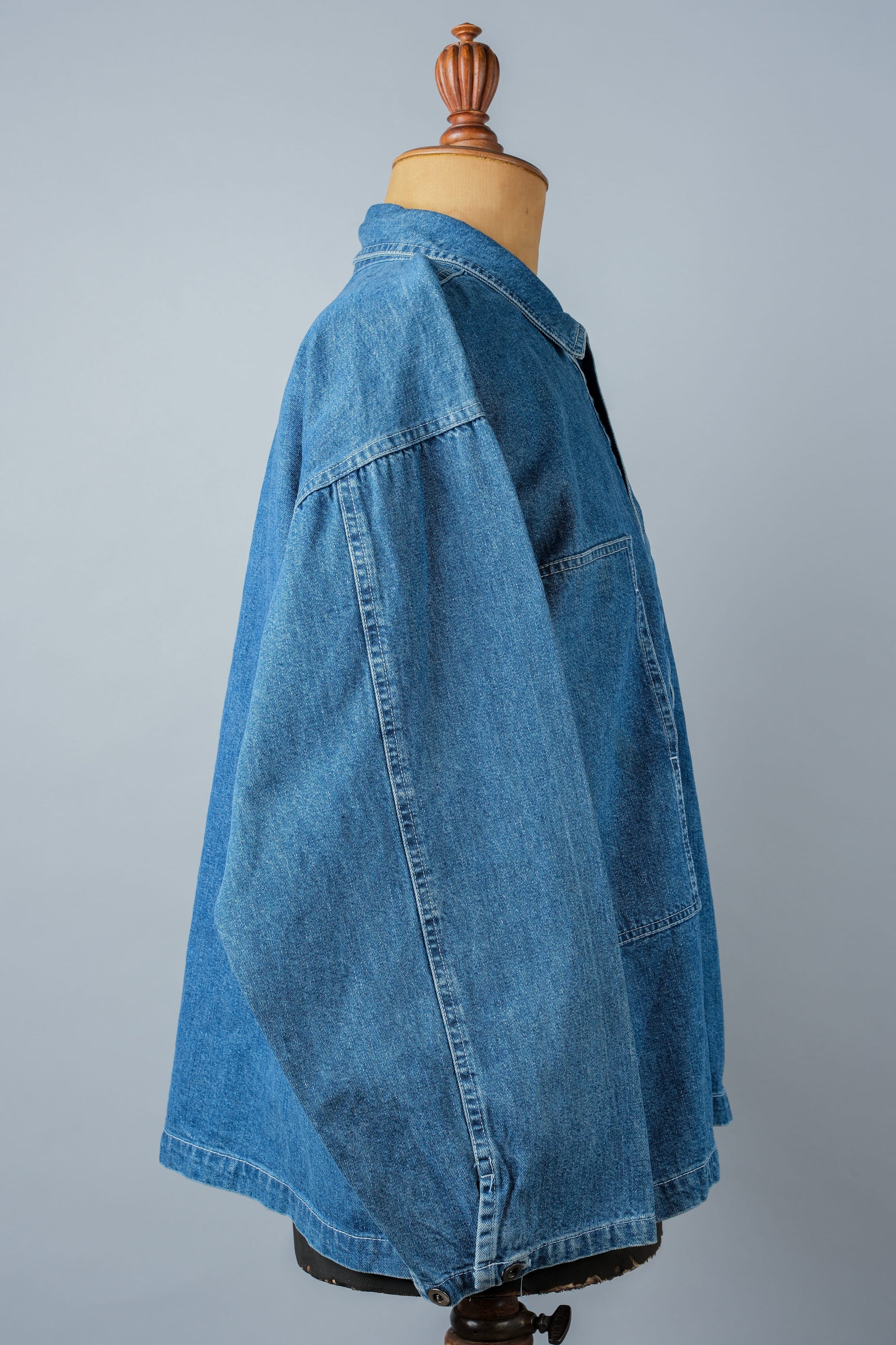 ［~90's］American Vintage U.S.ARMY Type Dungaree Denim Pullover Jumper Size.M